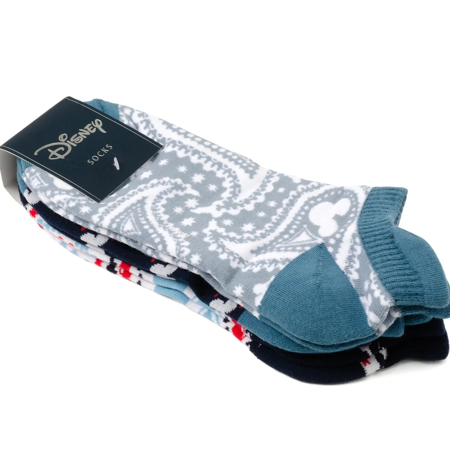 Shop Mickey Mouse Silhouette Ankle Gift Set Socks