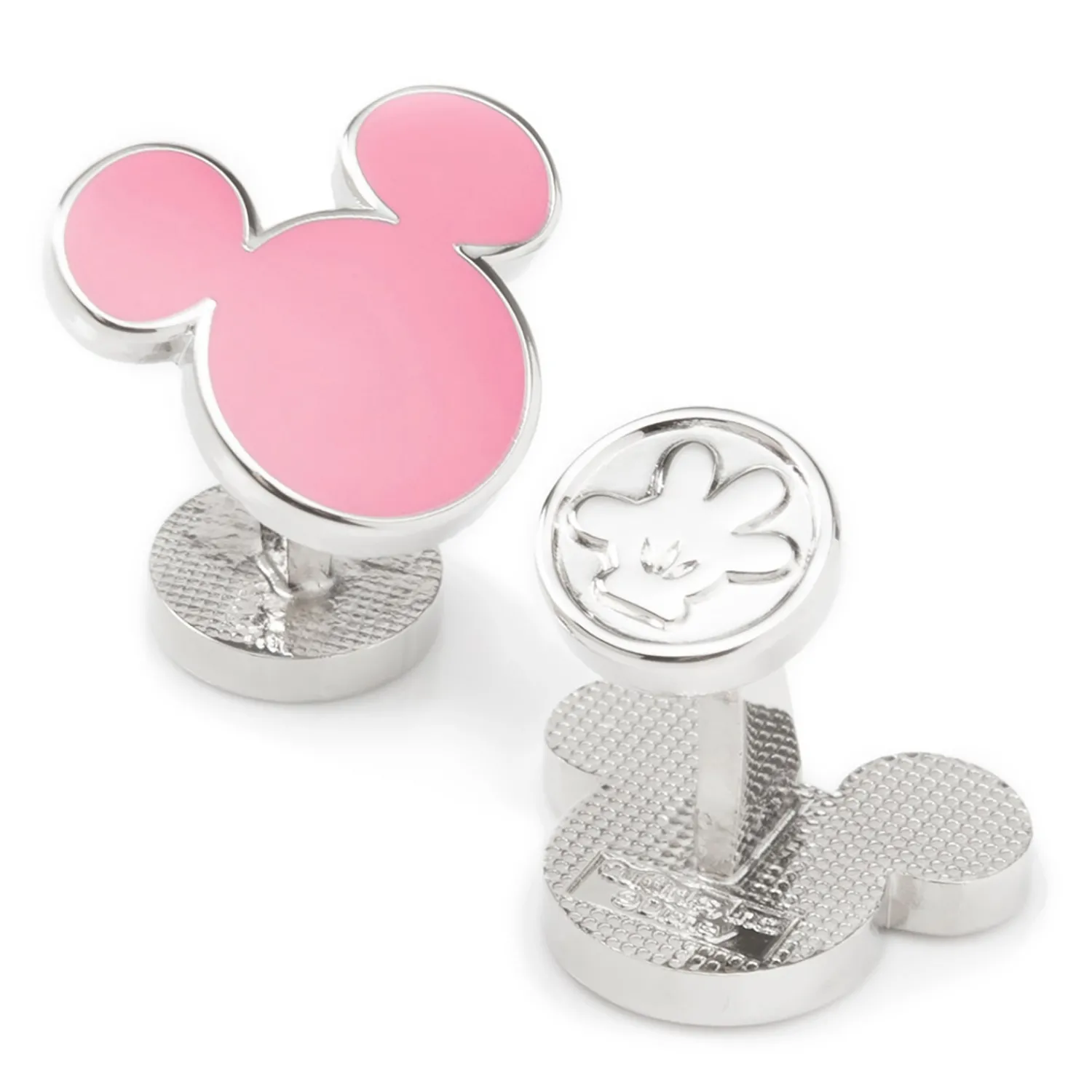 Cheap Mickey Mouse Silhouette Pink Cufflinks Luxury Cufflinks | Movies & Characters Cufflinks