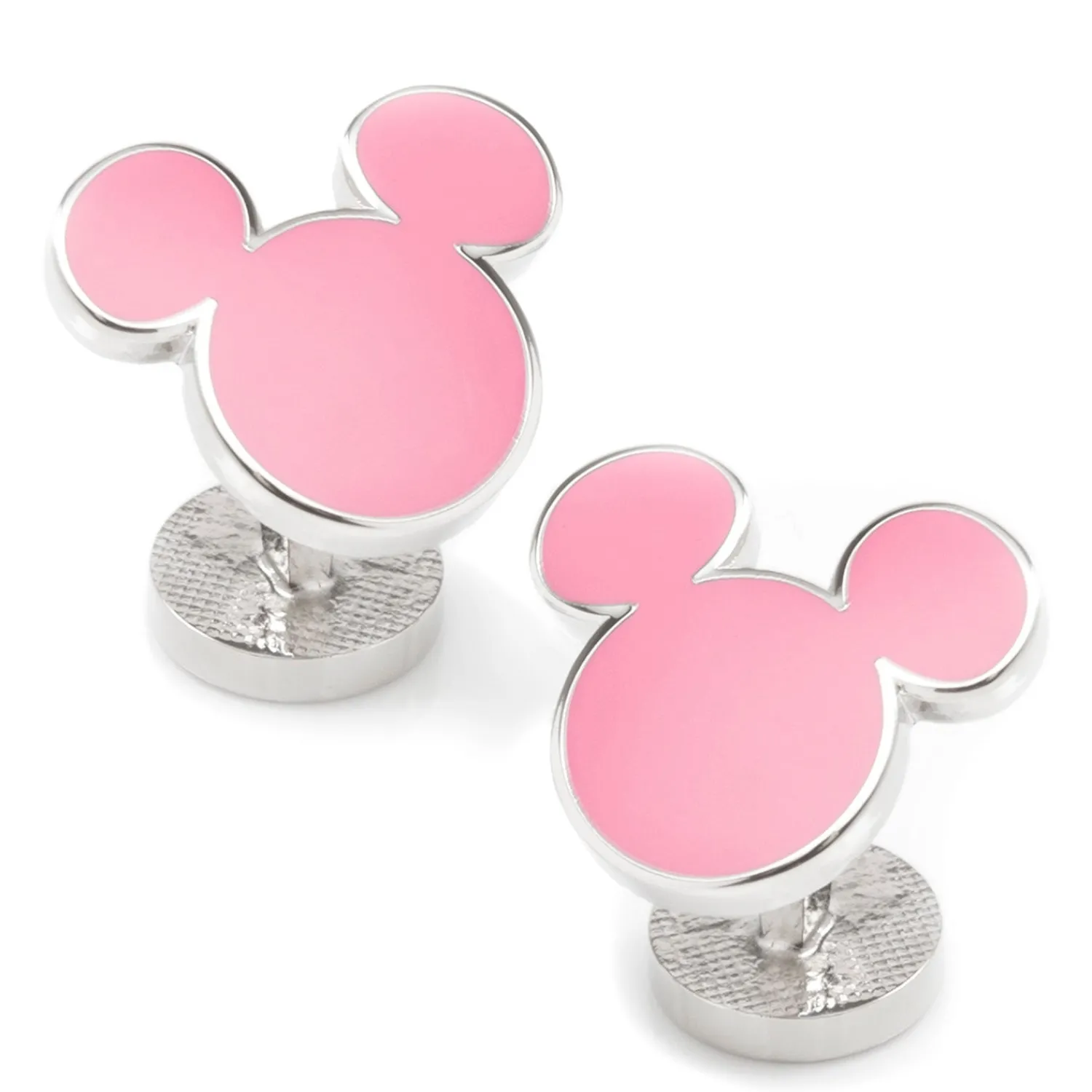 Cheap Mickey Mouse Silhouette Pink Cufflinks Luxury Cufflinks | Movies & Characters Cufflinks