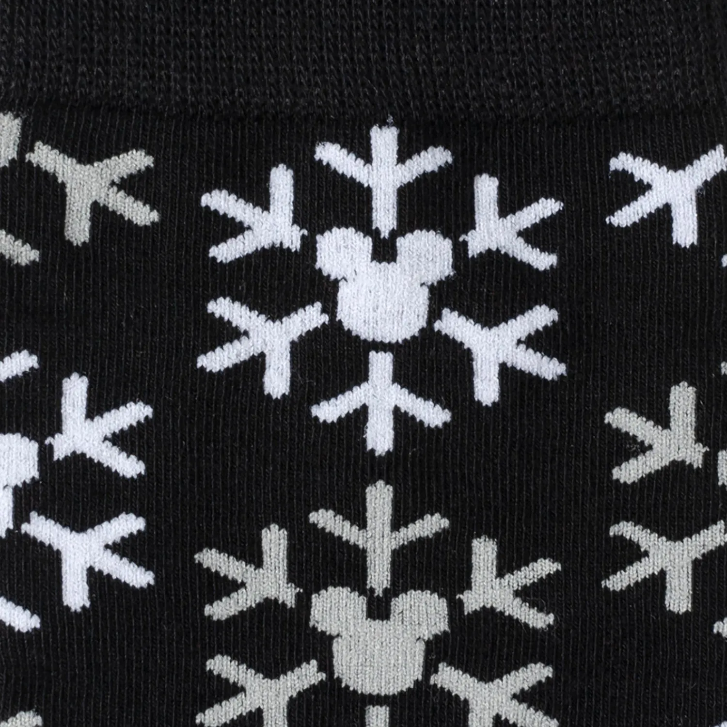 Fashion Mickey Snow Black Sock and Mickey Blue Lapel Pin Gift Set Socks