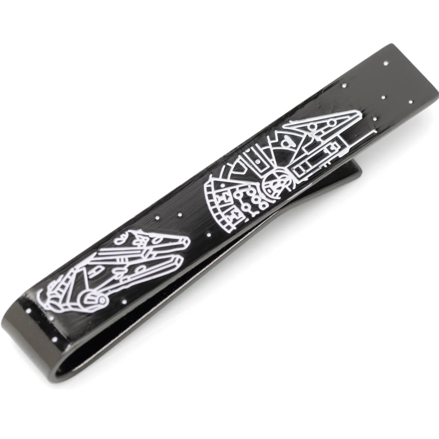 Cheap Millennium Falcon Black and White Tie Bar Movies & Characters Tie Bars