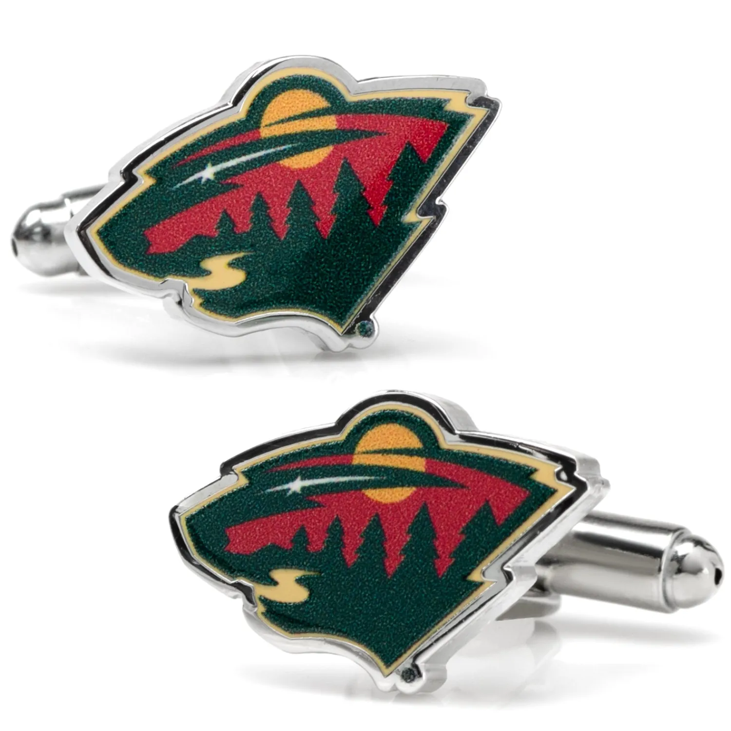 Best Sale Minnesota Wild Cufflinks Luxury Cufflinks | Sports Cufflinks