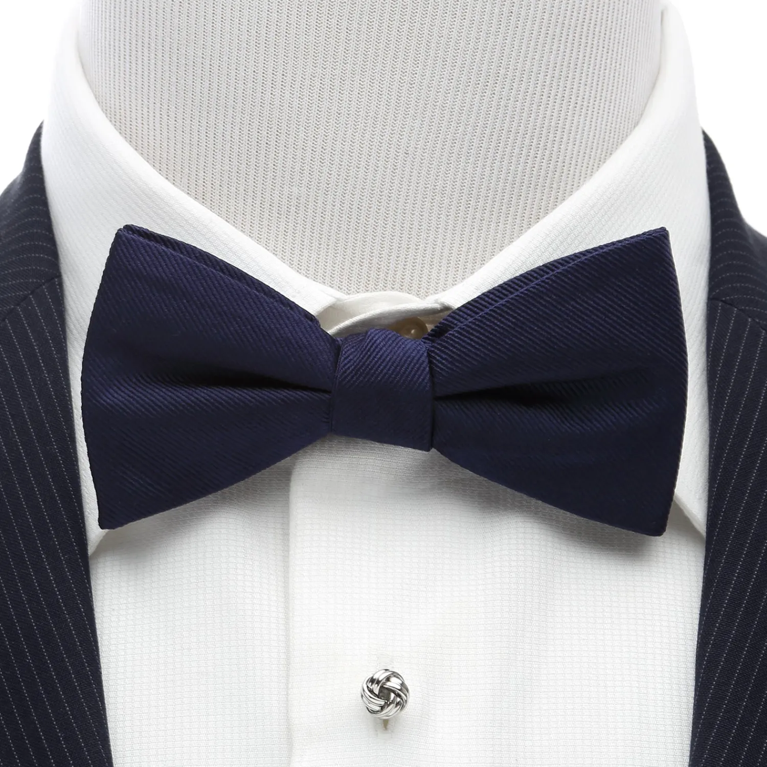 Clearance Navy Silk Bow Tie Classic Ties | Bow Ties
