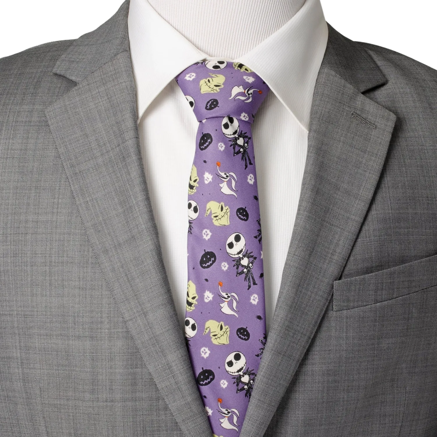 Cheap Nightmare Before Christmas Purple Men's Tie Disney Ties