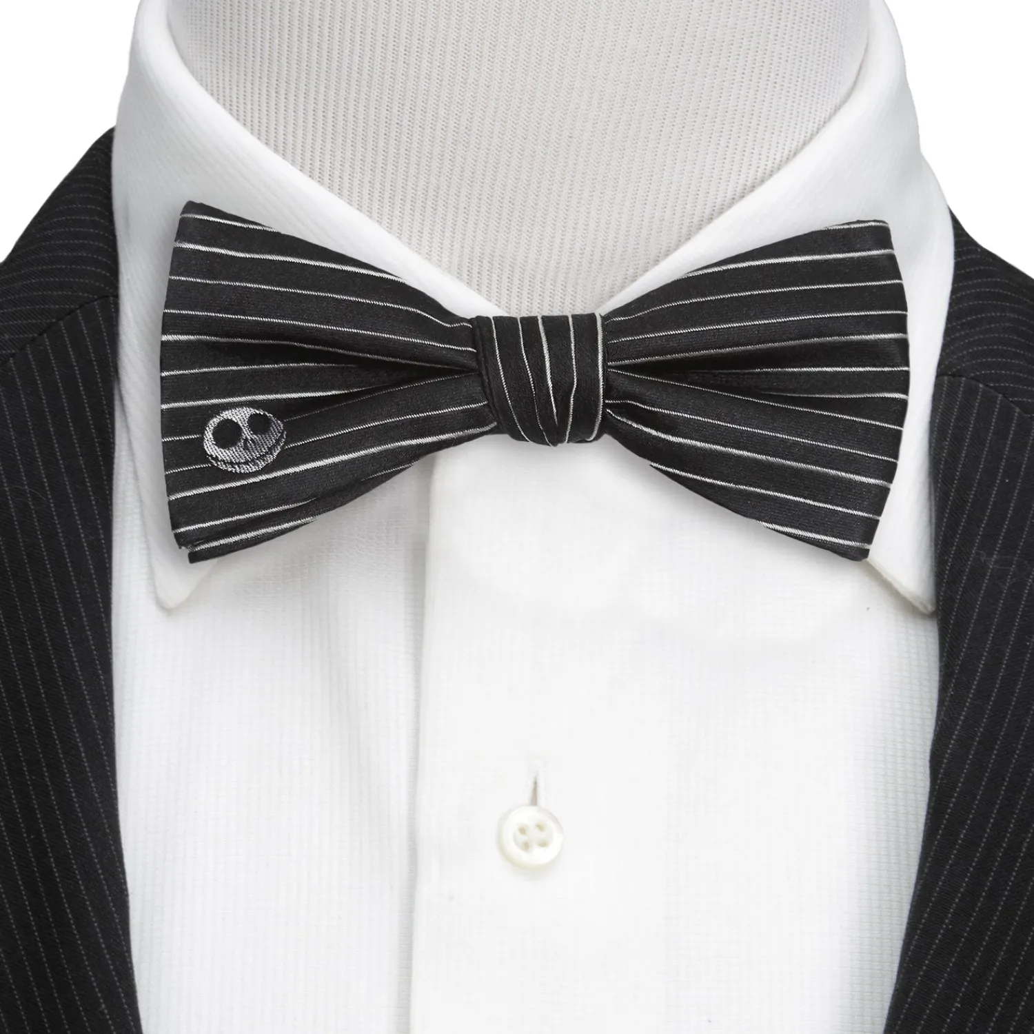 Best Sale Nightmare Before Christmas Stripe Men's Bow Tie Disney Ties | Bow Ties