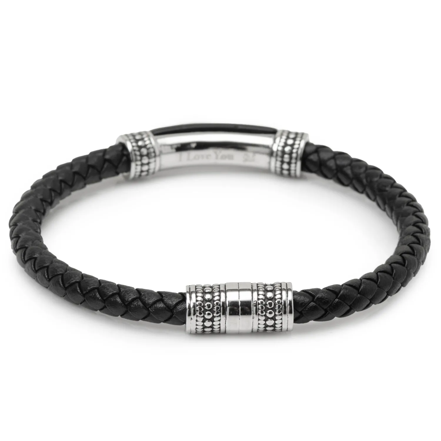 Flash Sale Onyx I Love You Bracelet Leather Goods | Bracelets