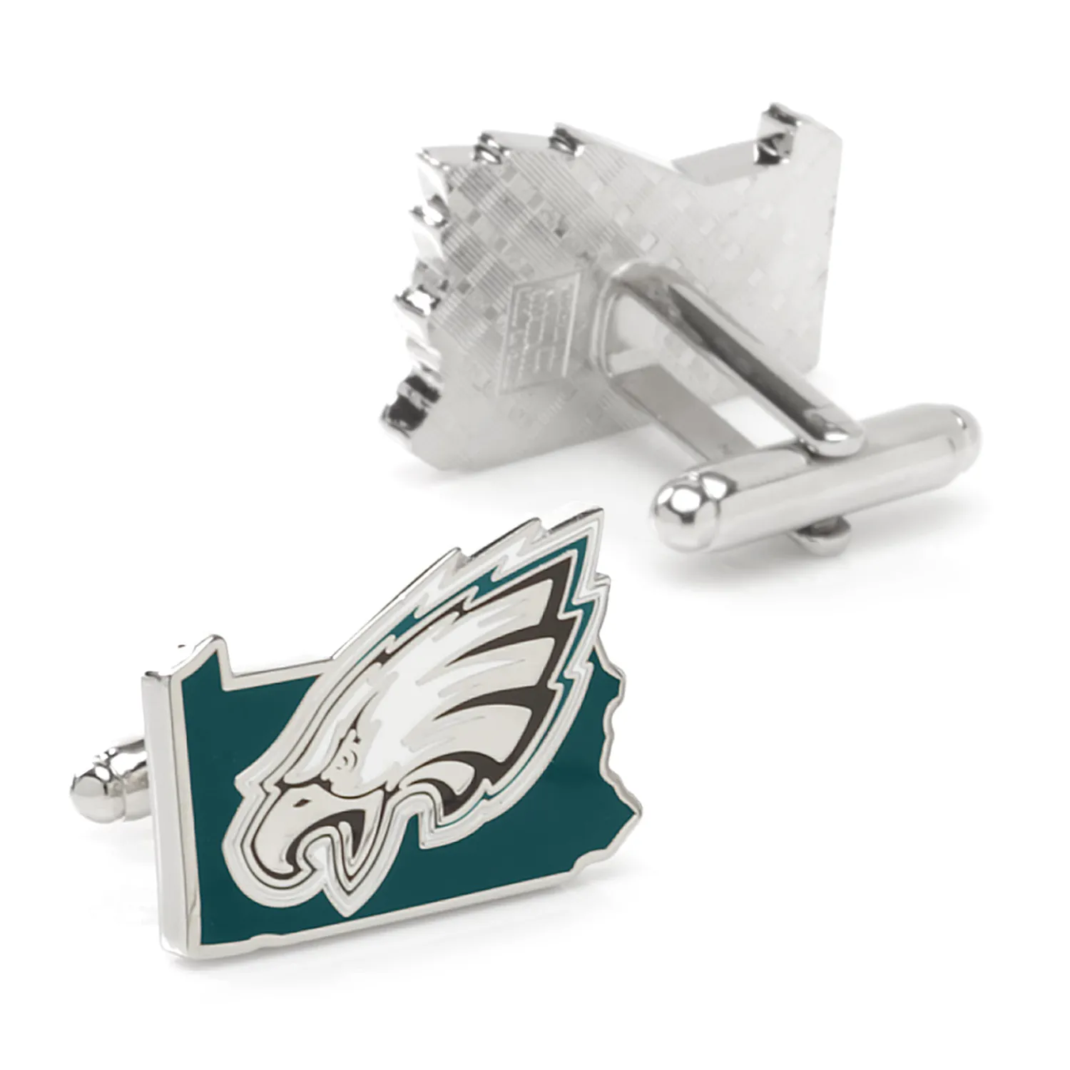 Cheap Philadelphia Eagles State Shaped Cufflinks Luxury Cufflinks | Sports Cufflinks