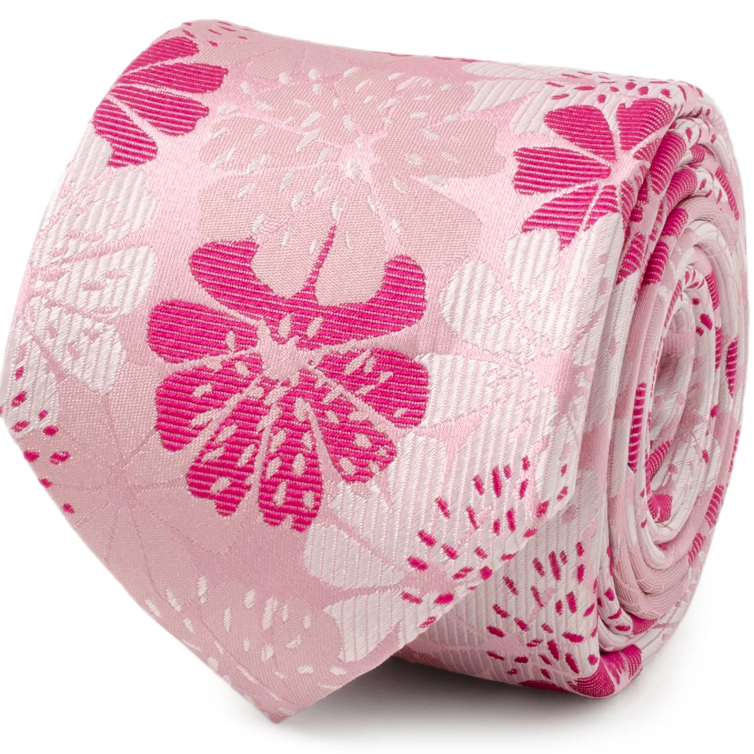 Discount Pink Floral Men's Tie Classic Ties