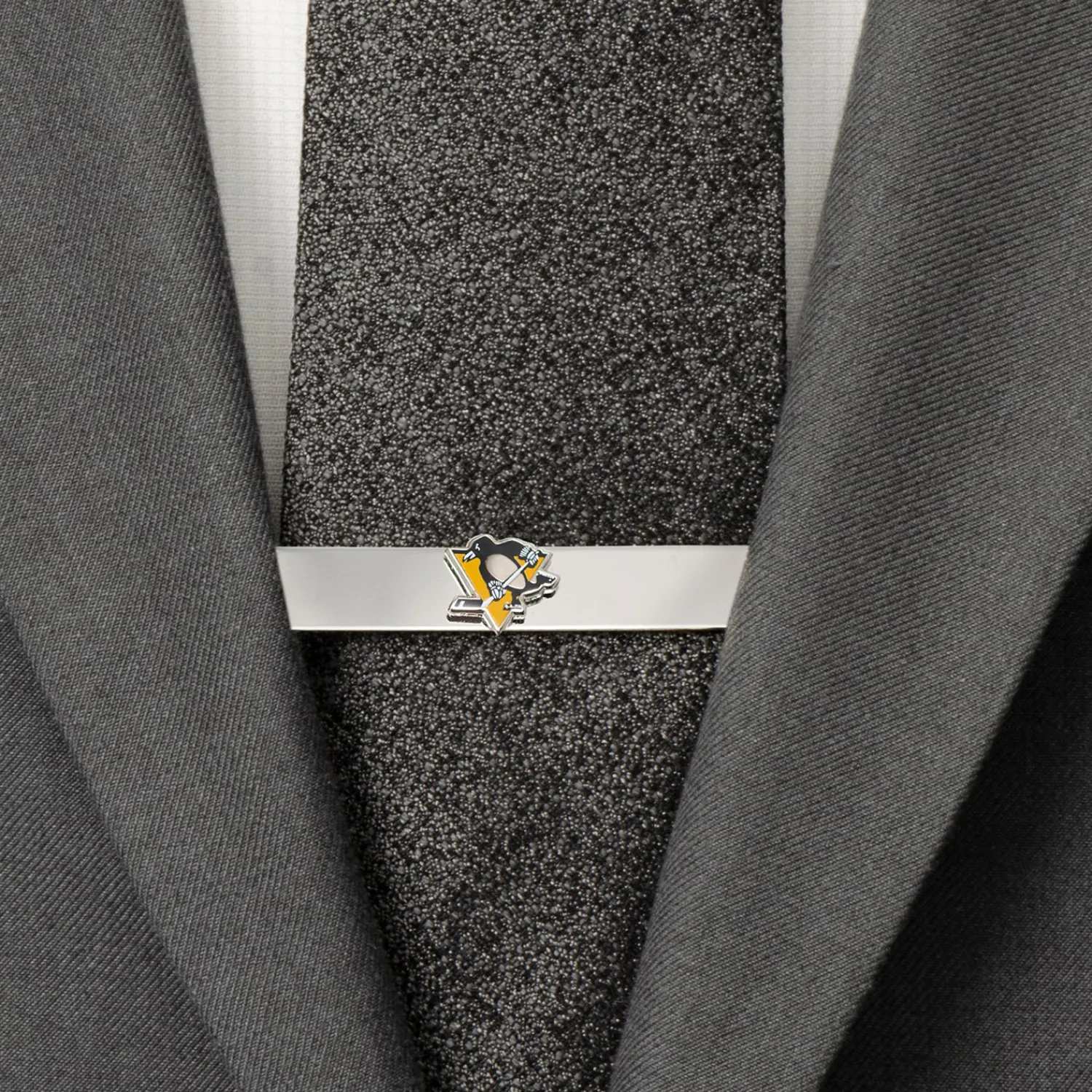 Hot Pittsburgh Penguins Tie Bar Sports Tie Bars
