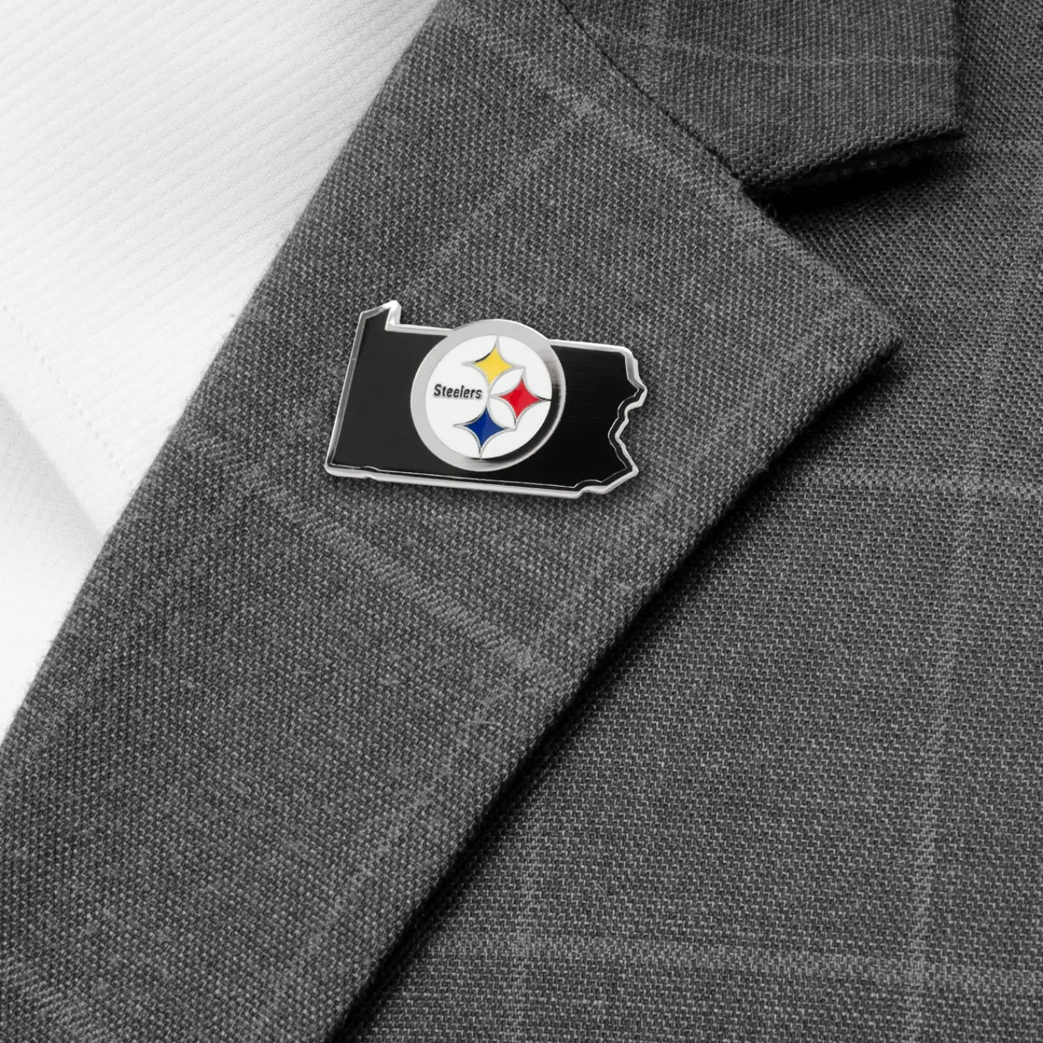 Best Sale Pittsburgh Steelers State Shaped Lapel Pin Lapel Pins