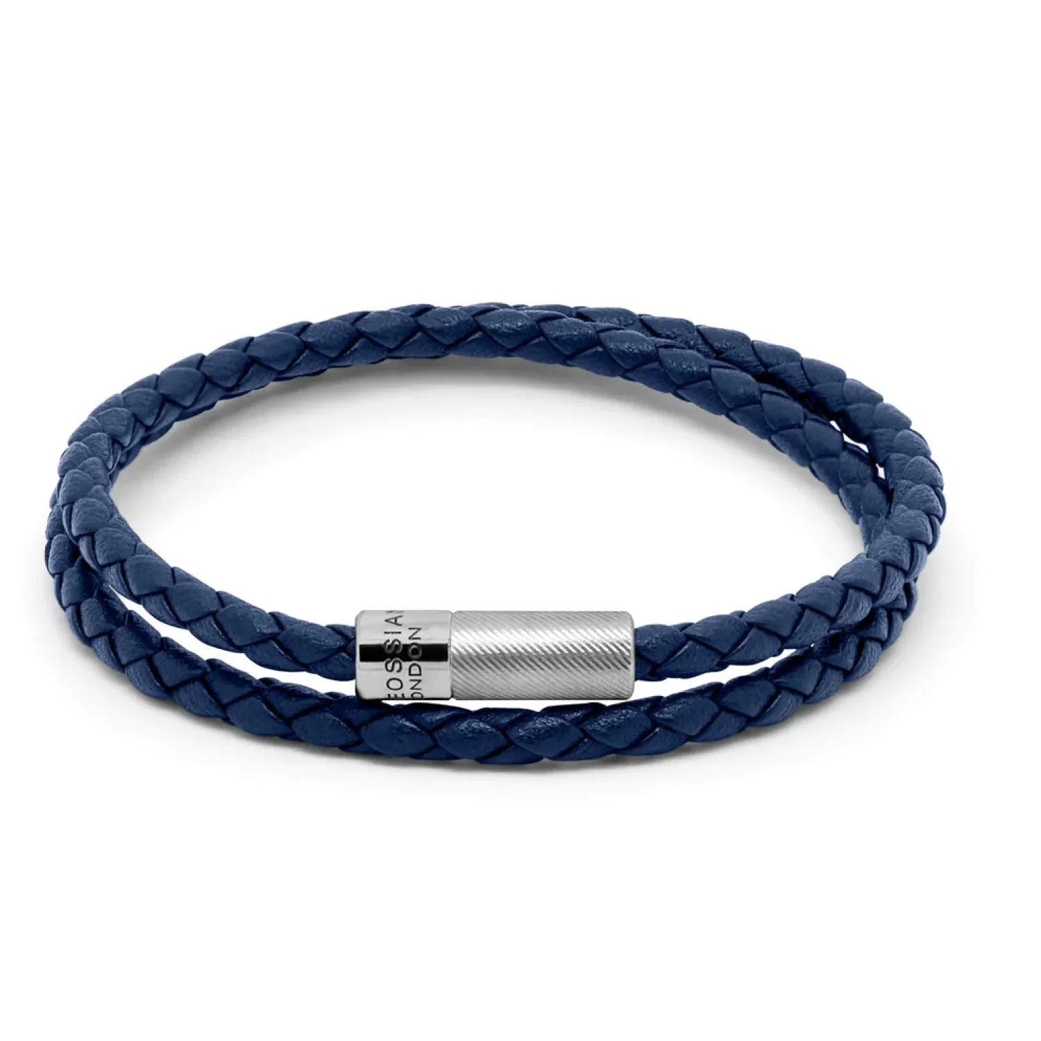Flash Sale Pop Rigato Double Wrap Leather Bracelet In Navy Leather Goods | Bracelets