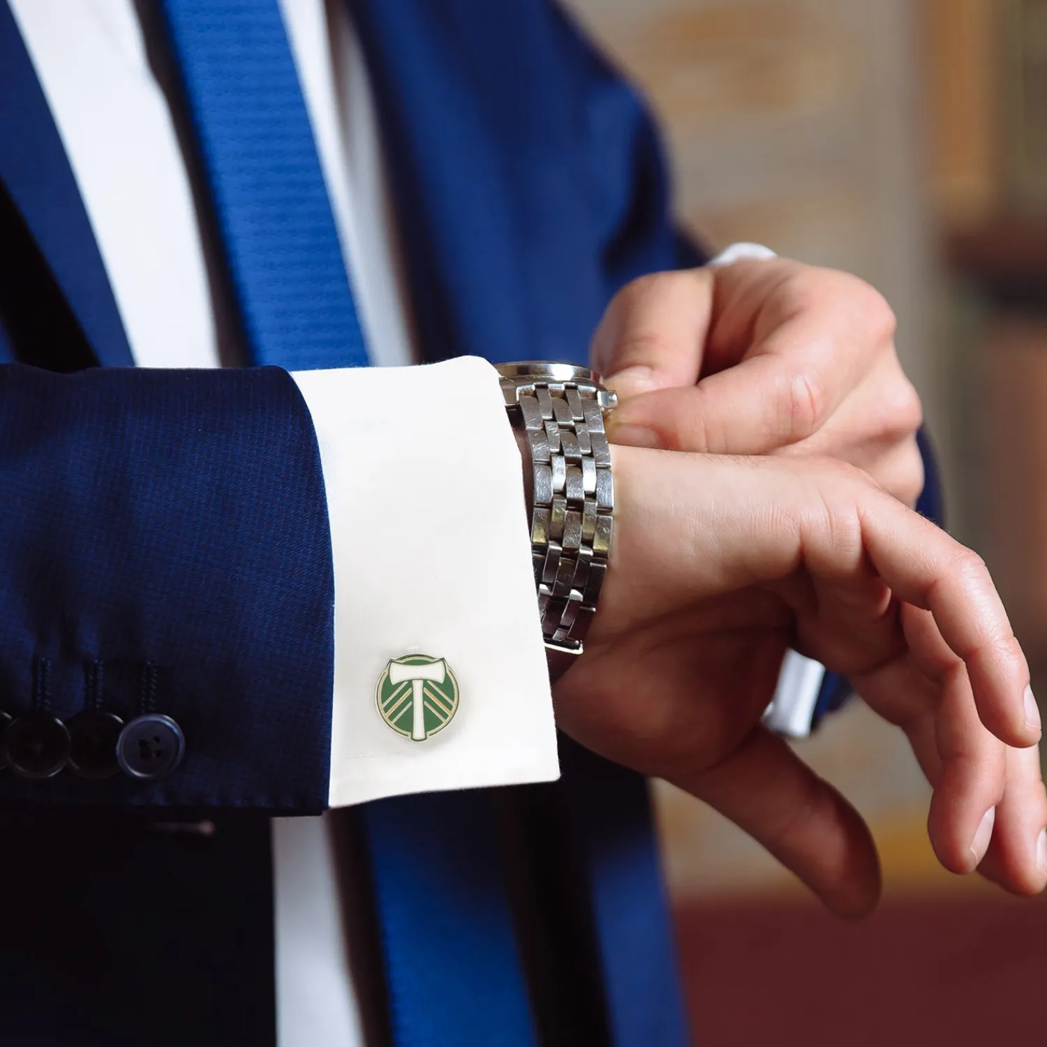 Store Portland Timbers Cufflinks Luxury Cufflinks | Hobbies & Interests Cufflinks