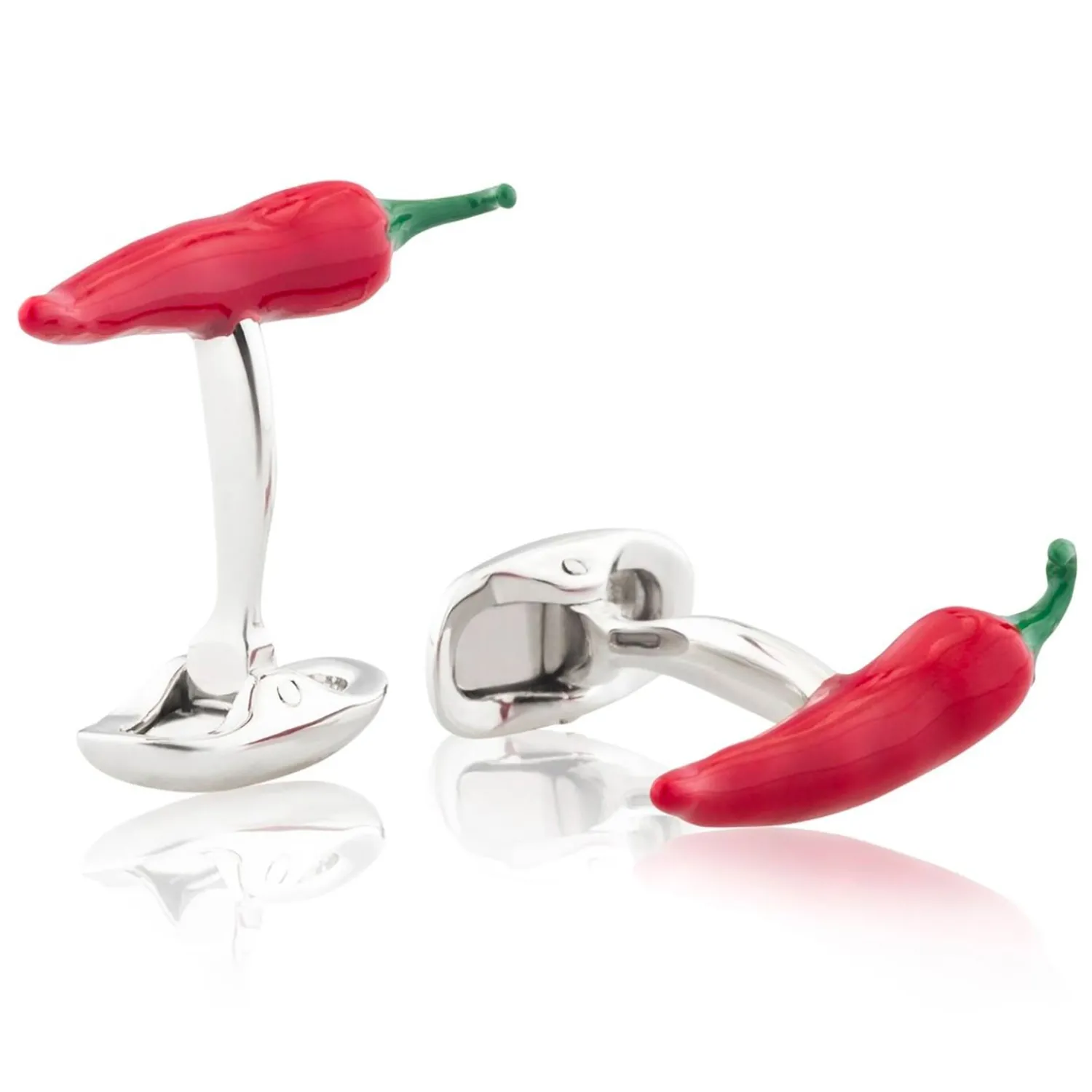 Discount "Red Hot" Chili Cufflinks Luxury Cufflinks | Hobbies & Interests Cufflinks