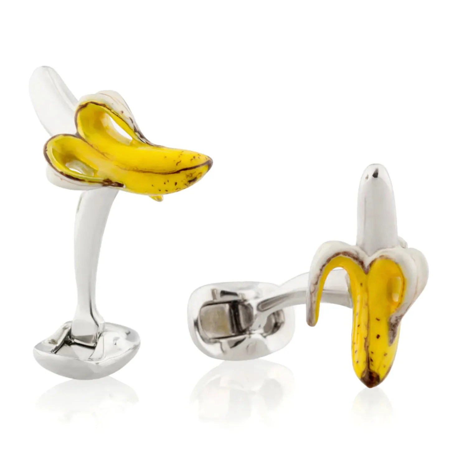 Shop "THE REED" Peeled Banana Cufflinks Luxury Cufflinks | Hobbies & Interests Cufflinks
