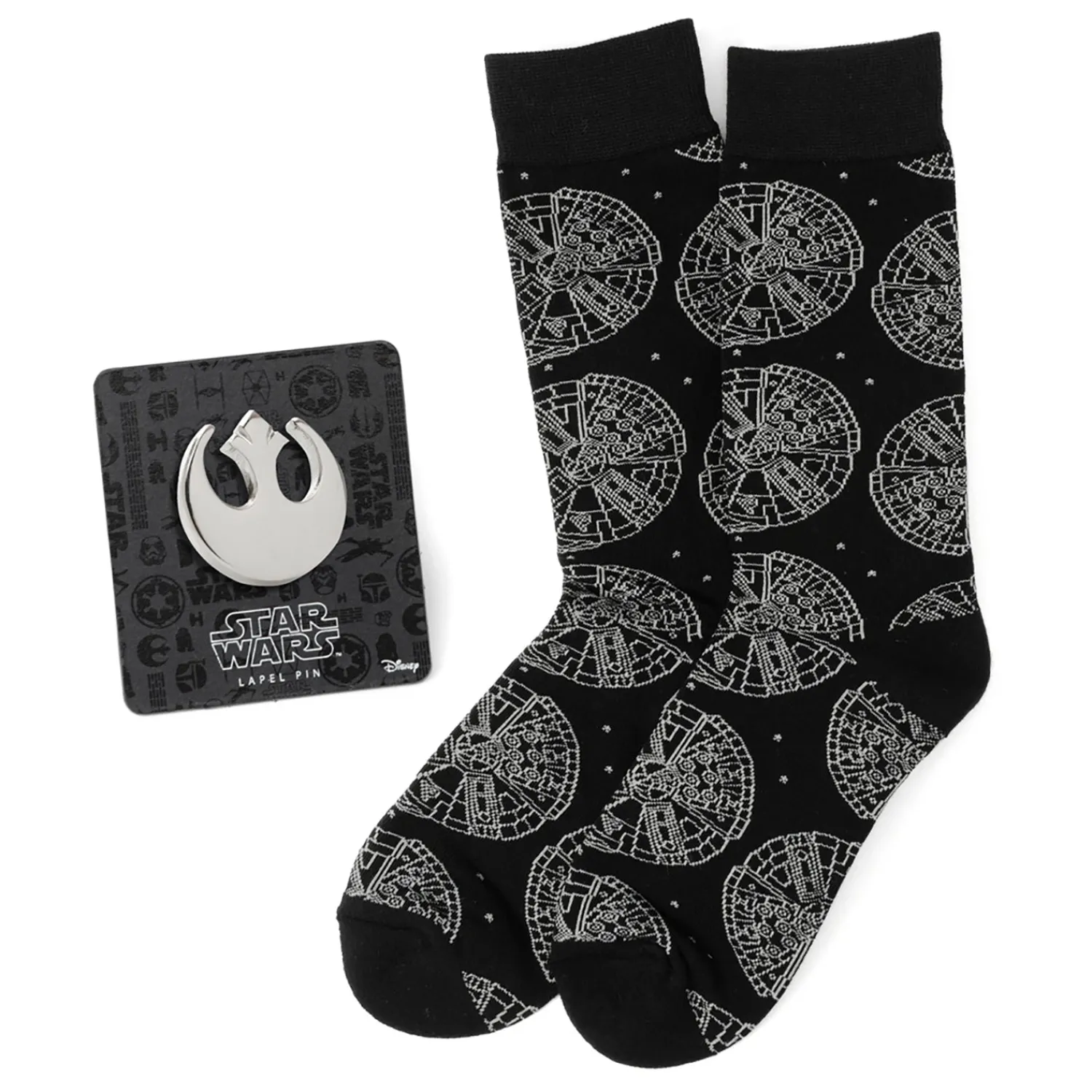 Best Sale Rebel Millennium Falcon Black Gift Set Socks