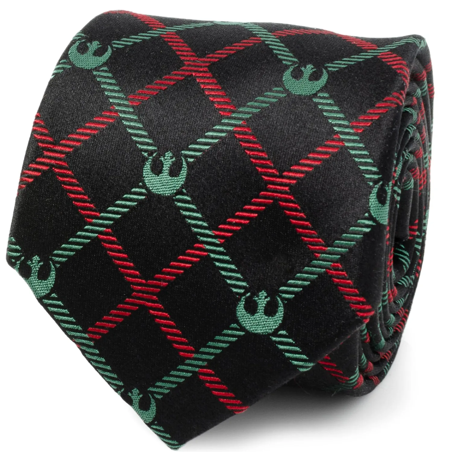 Best Rebel Red/Green Plaid Men's Tie Star Wars Ties | Hobbies & Interests Cufflinks