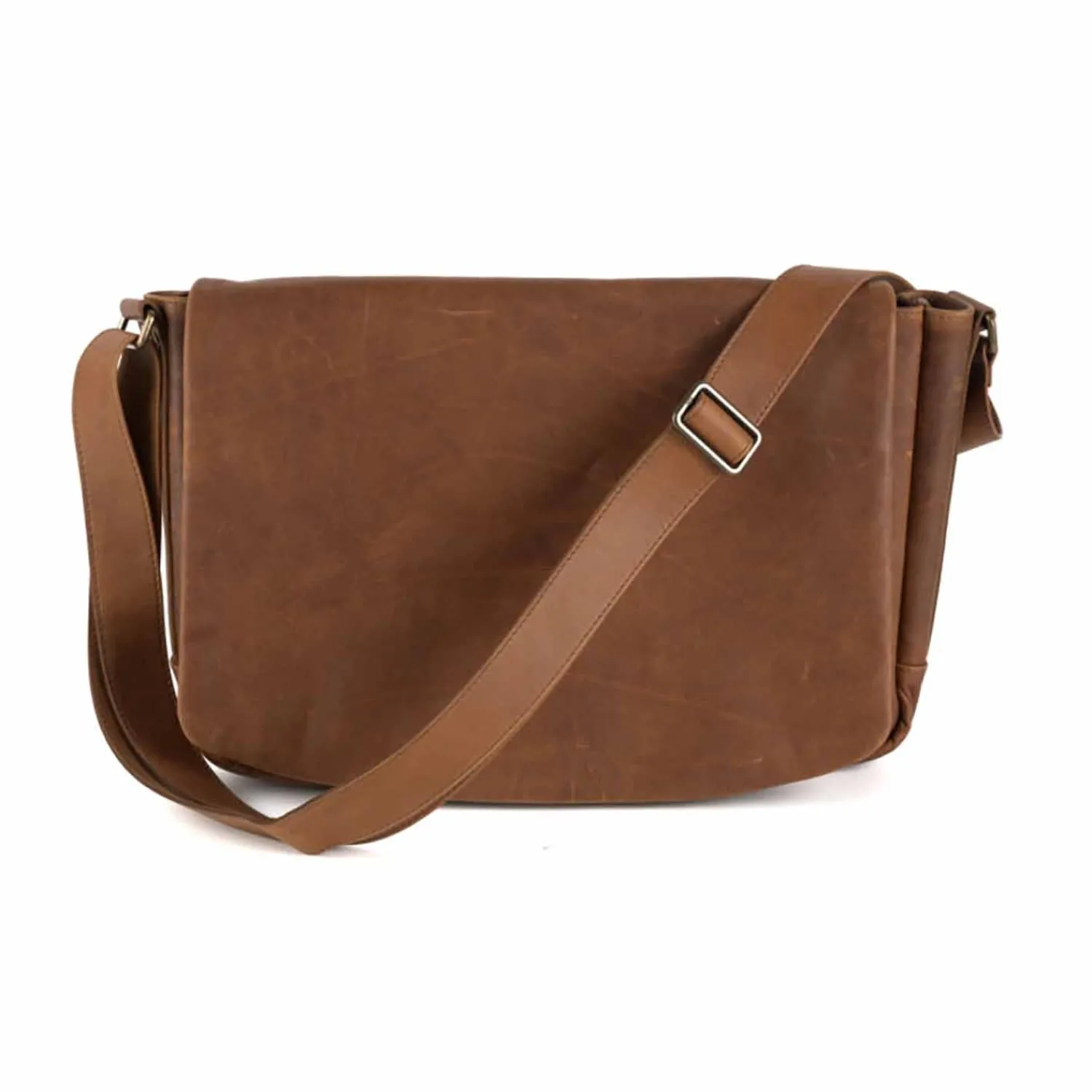 Outlet Reclaimed Messenger in Heirloom Oak Leather Goods | Briefs Bags And Totes
