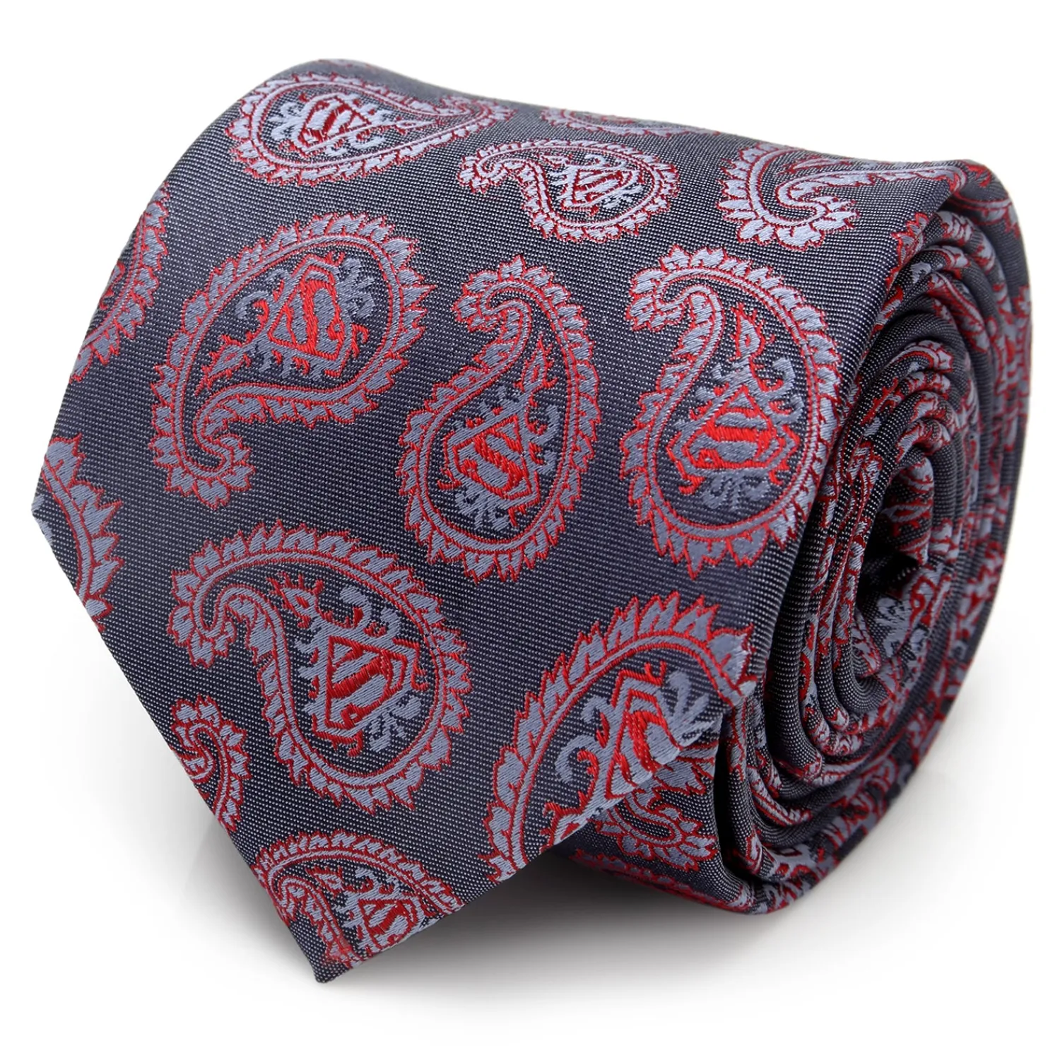 Cheap Red and Blue Superman Paisley Tie Dc Comics Ties