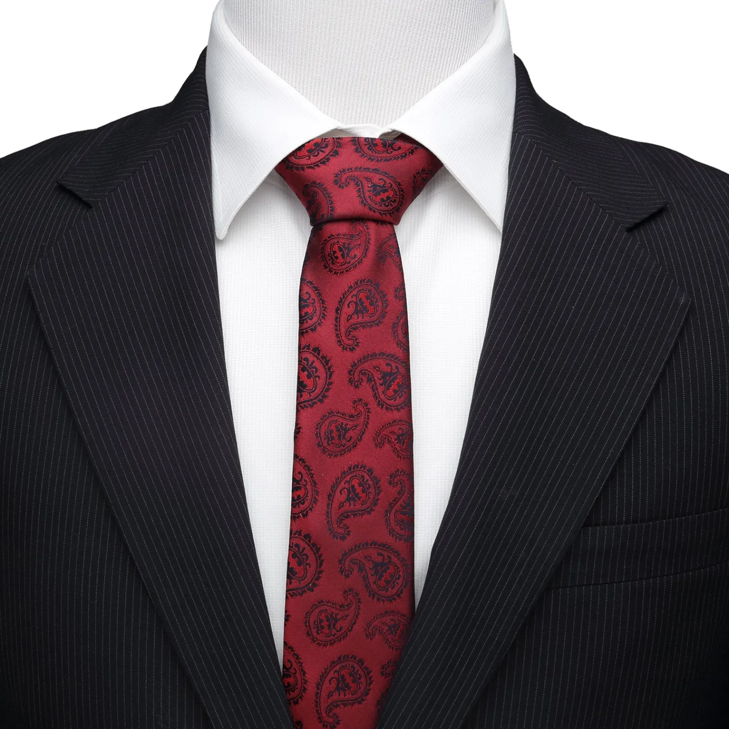 Clearance Red Batman Paisley Tie Dc Comics Ties