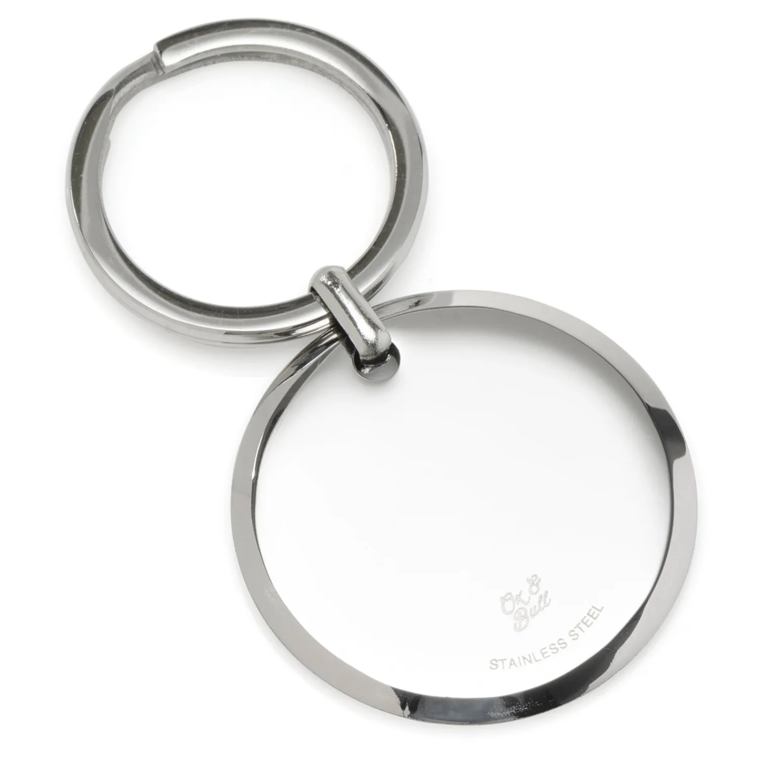 Shop Round Engravable Stainless Steel Key Chain Key Chains