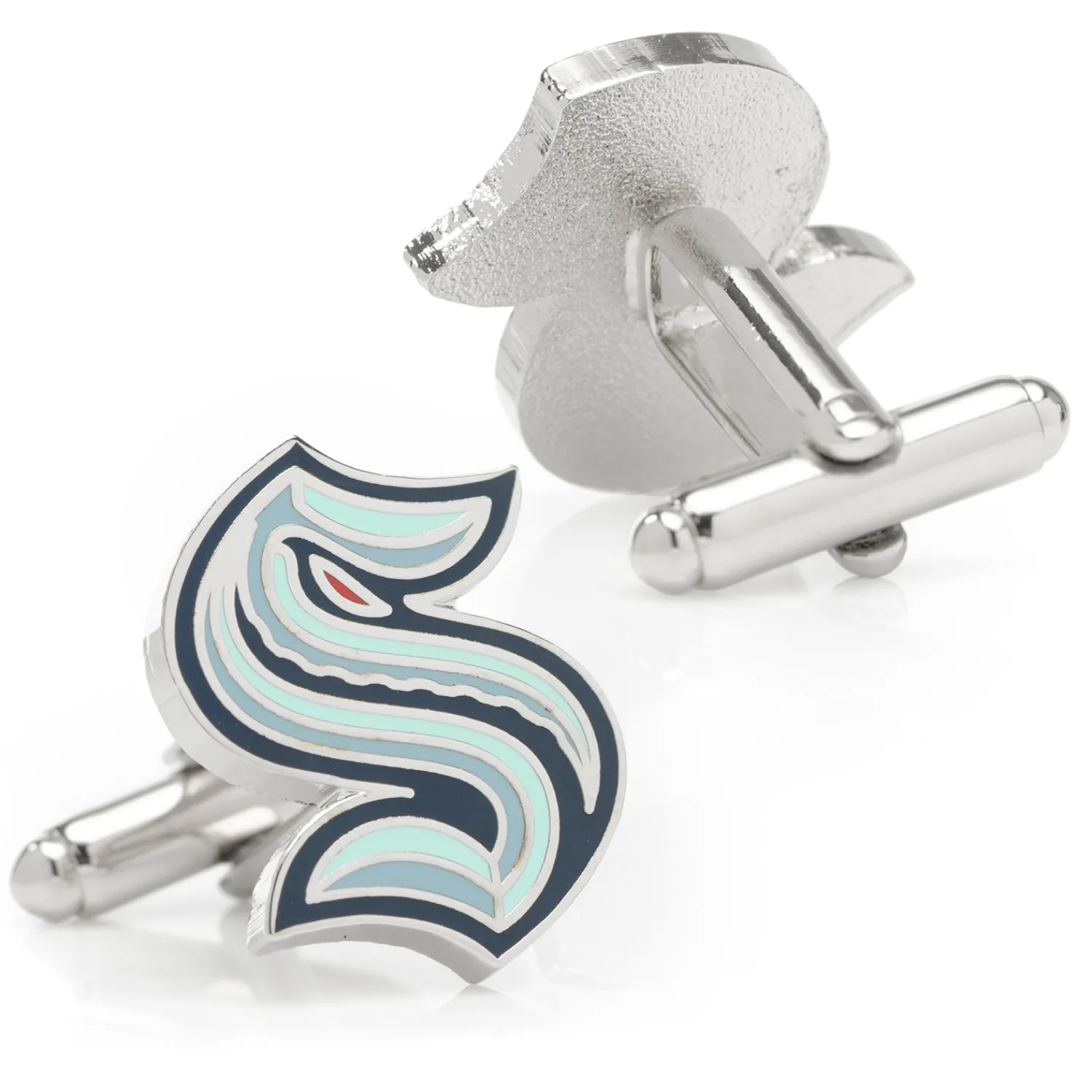 Clearance Seattle Kraken Cufflinks Luxury Cufflinks | Sports Cufflinks