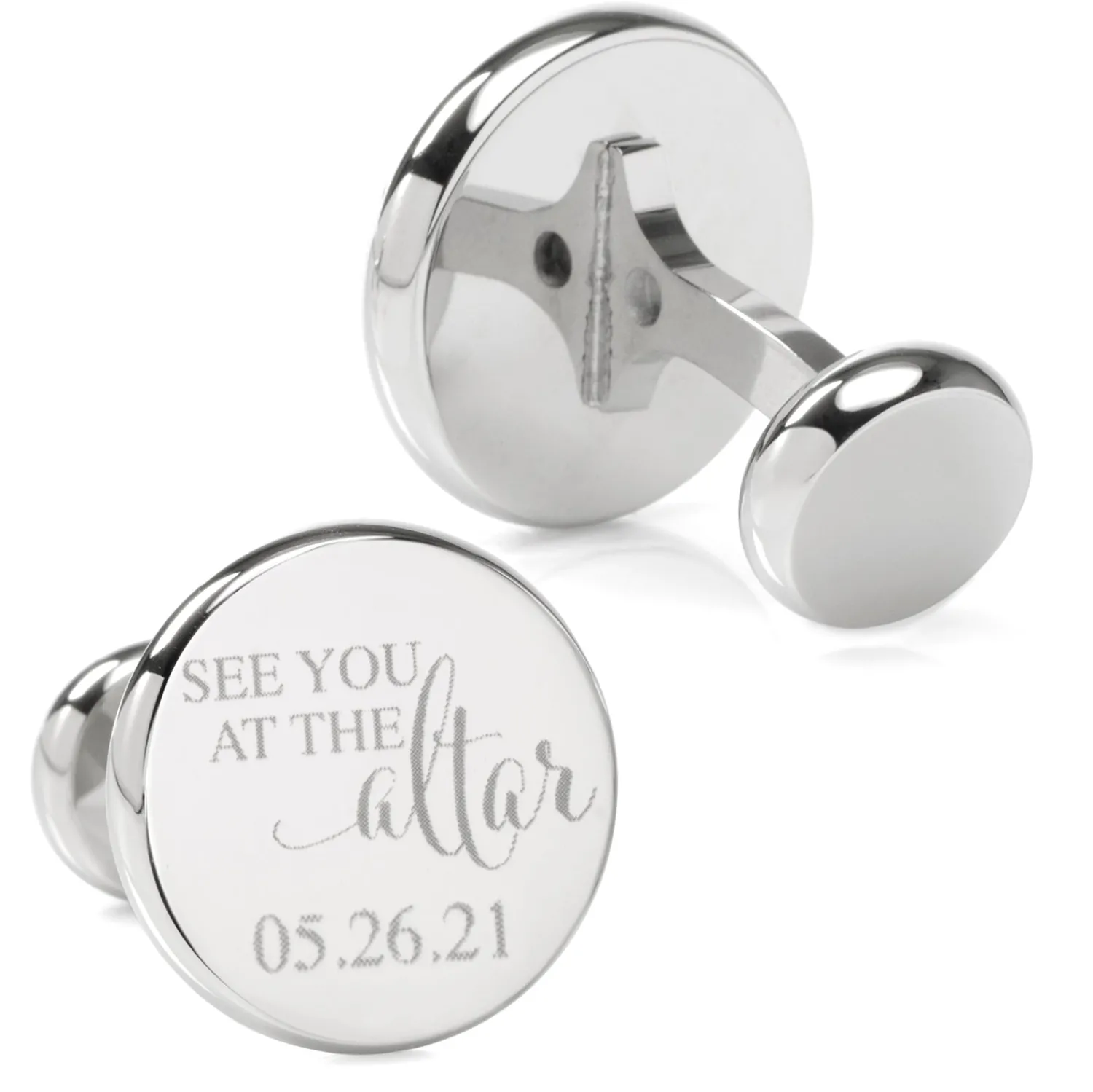 New See You at the Altar Custom Photo Cufflinks Wedding Cufflinks | Luxury Cufflinks
