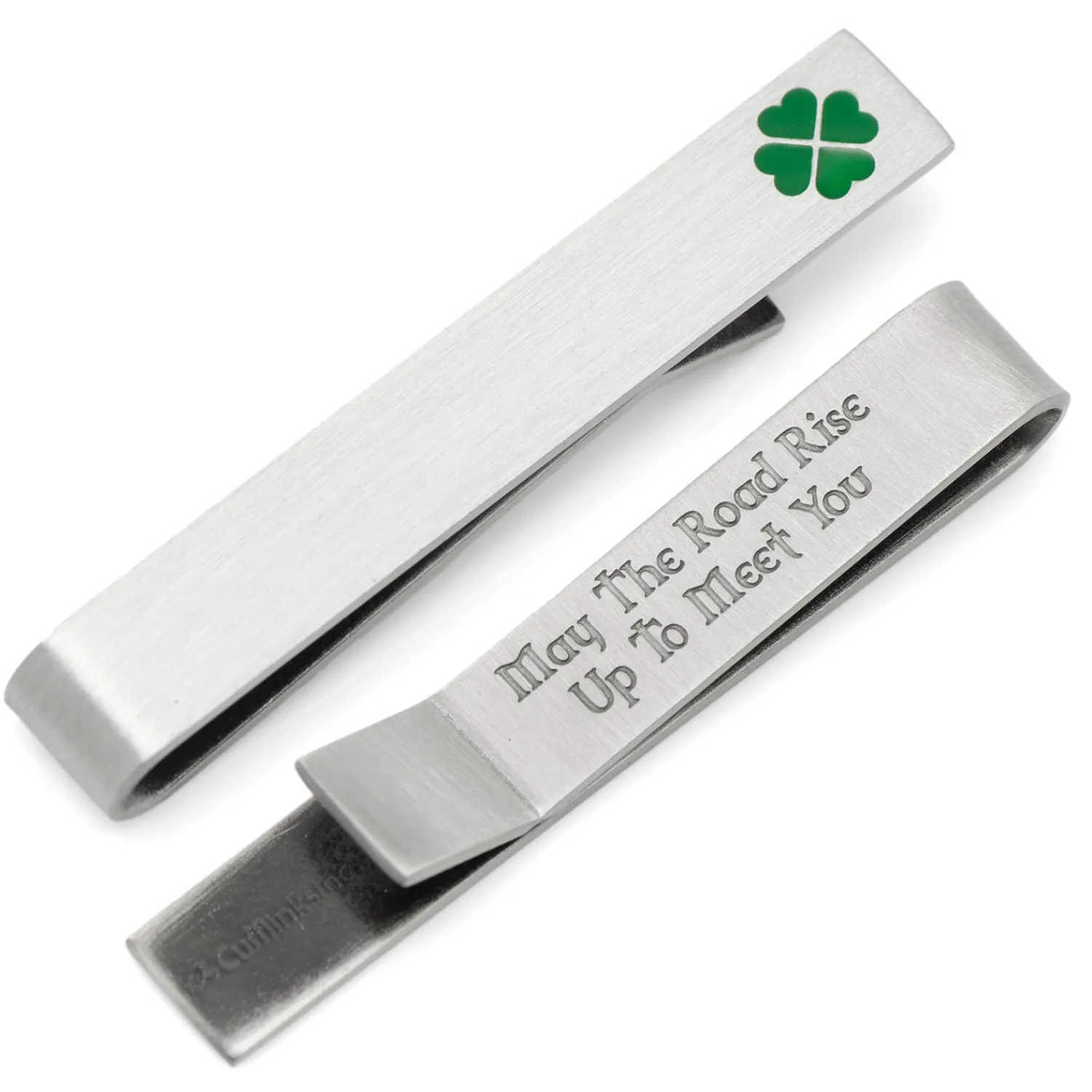 Store Shamrock Hidden Message Tie Bar Hobbies & Interests Tie Bars | Hidden Message Tie Bars
