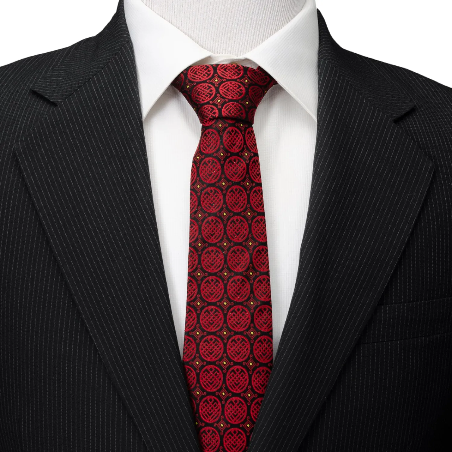 Store Shang-Chi Red Men's Tie Marvel Ties