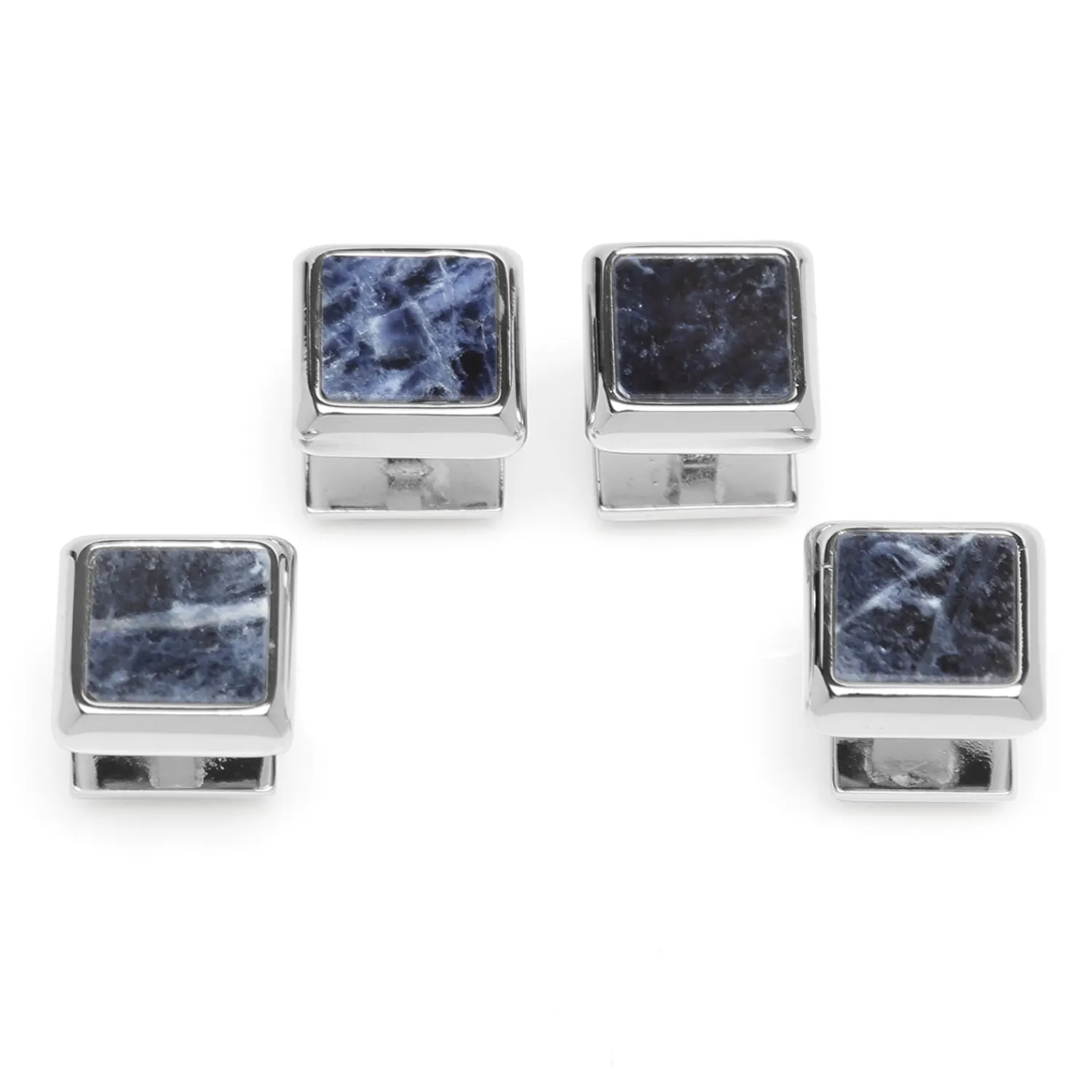 Clearance Silver and Sodalite JFK Presidential Studs Stud Sets