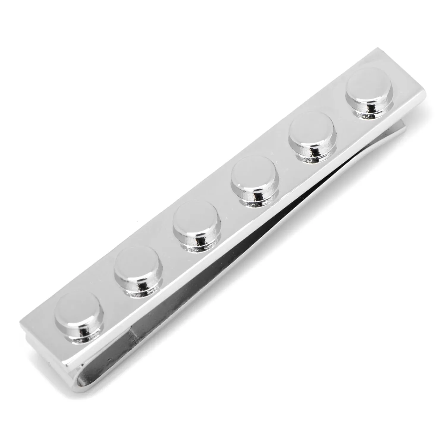 Sale Silver Building Block Tie Bar Hobbies & Interests Tie Bars | Classic Tie Bars