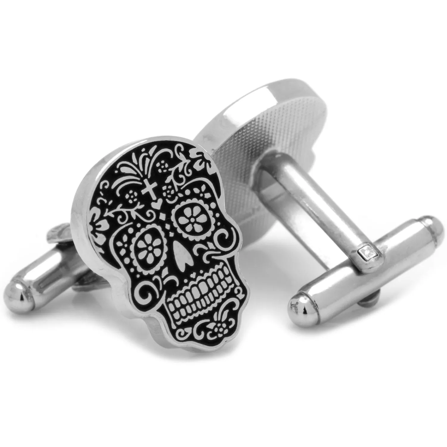 Best Silver Day of the Dead Cufflinks Luxury Cufflinks | Hobbies & Interests Cufflinks