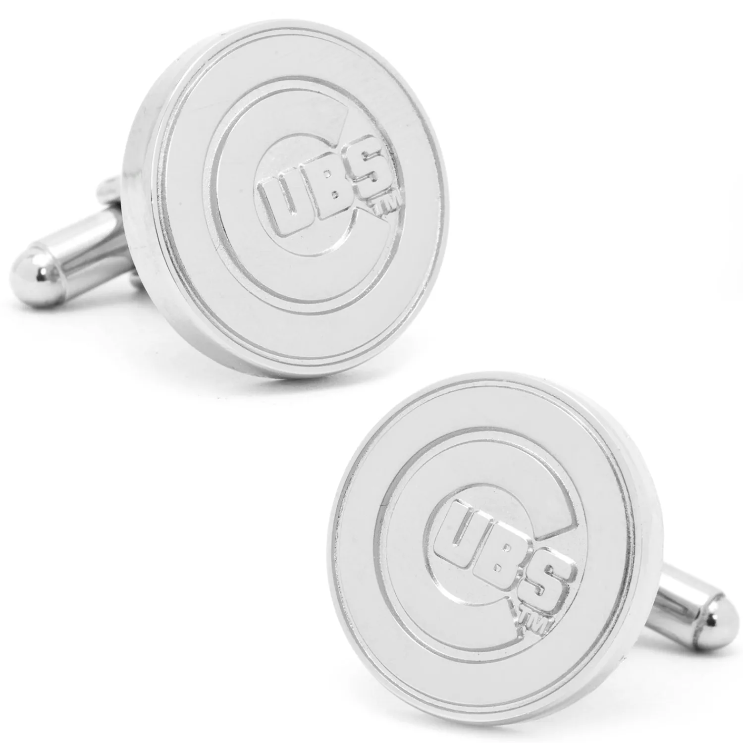 Best Sale Silver Edition Cubs Cufflinks Luxury Cufflinks | Sports Cufflinks