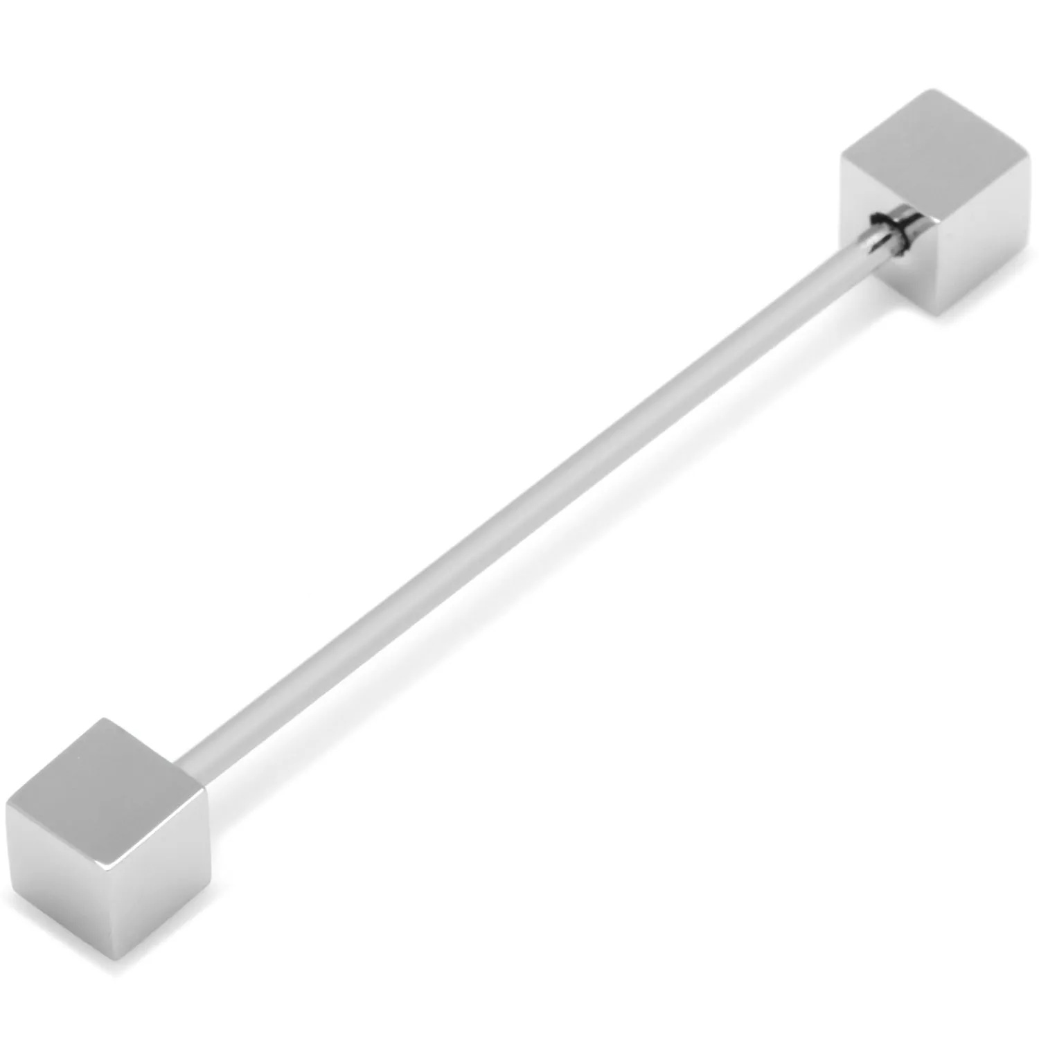 Hot Silver Square Eyelet Collar Bar Collar Stays And Bars