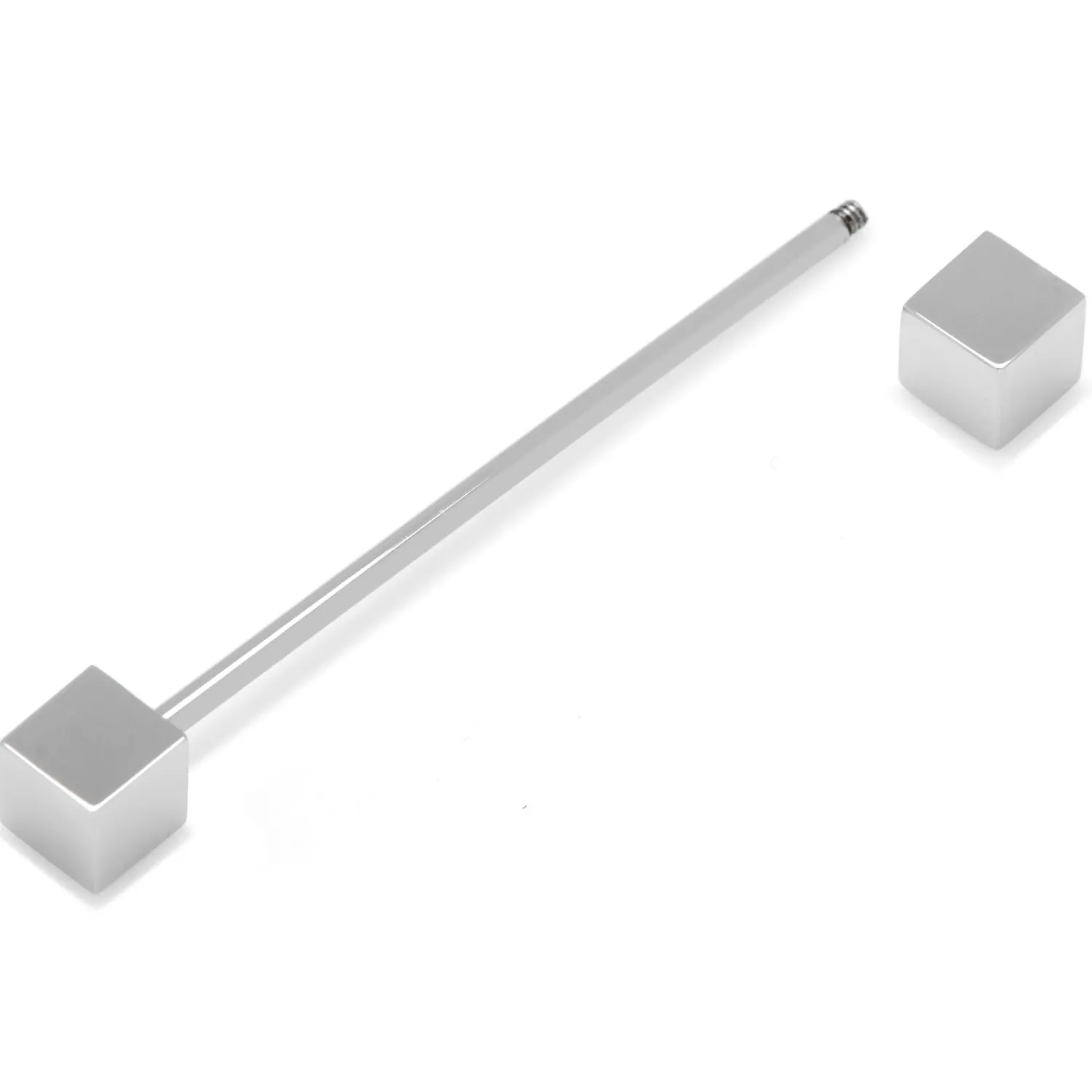 Hot Silver Square Eyelet Collar Bar Collar Stays And Bars