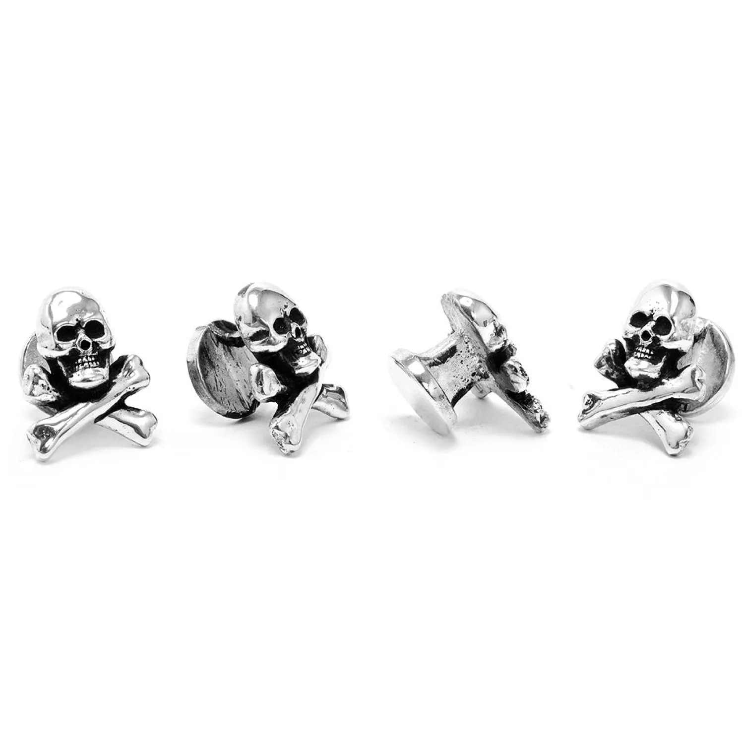 Best Sale Skull and Crossbones Tuxedo Studs Stud Sets | Hobbies & Interests Cufflinks