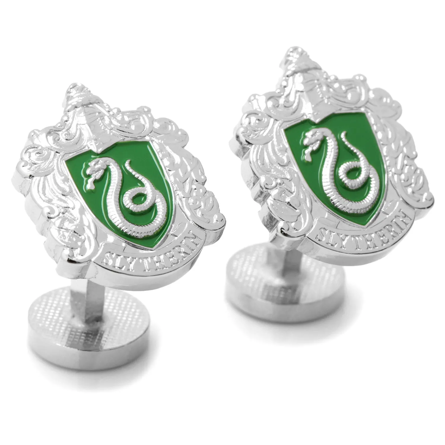 Online Slytherin Crest Cufflinks Luxury Cufflinks | Movies & Characters Cufflinks
