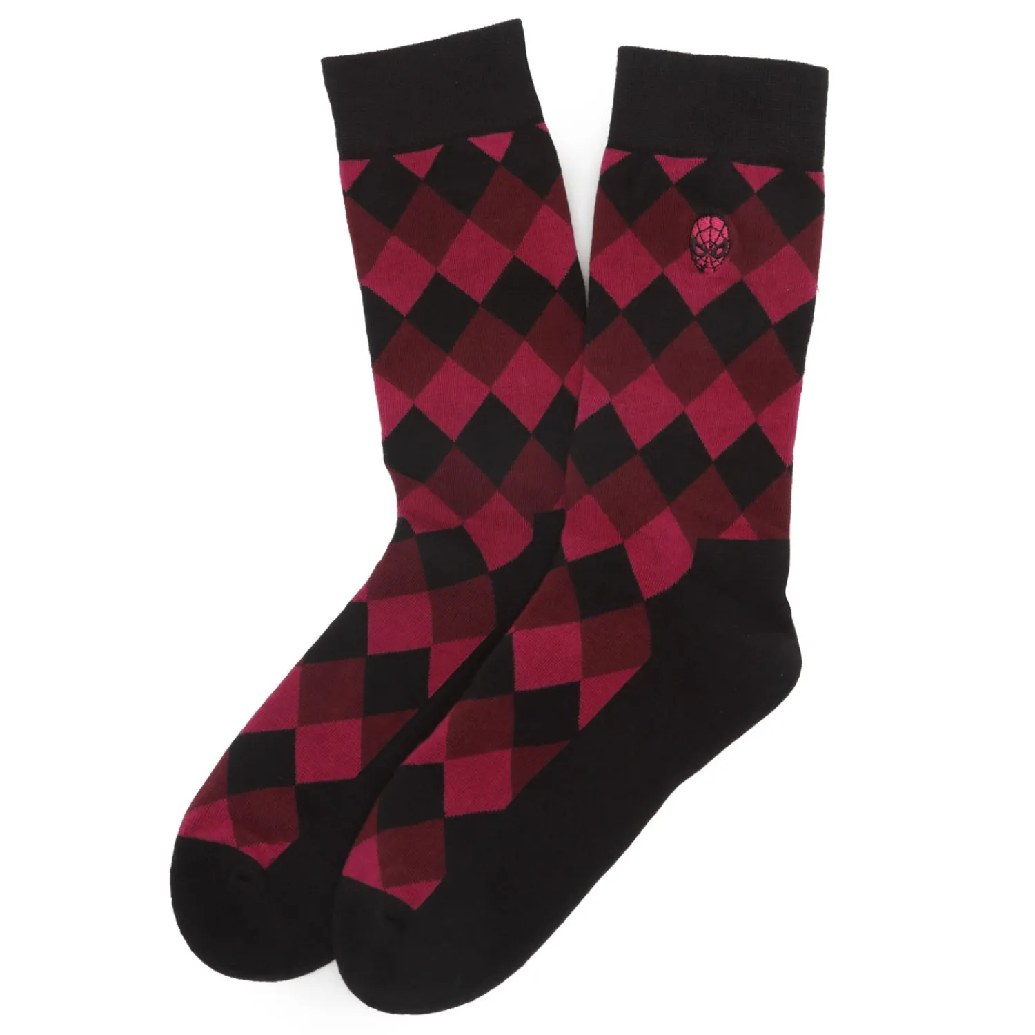 Cheap Spider-Man Argyle Red Men's Socks Socks