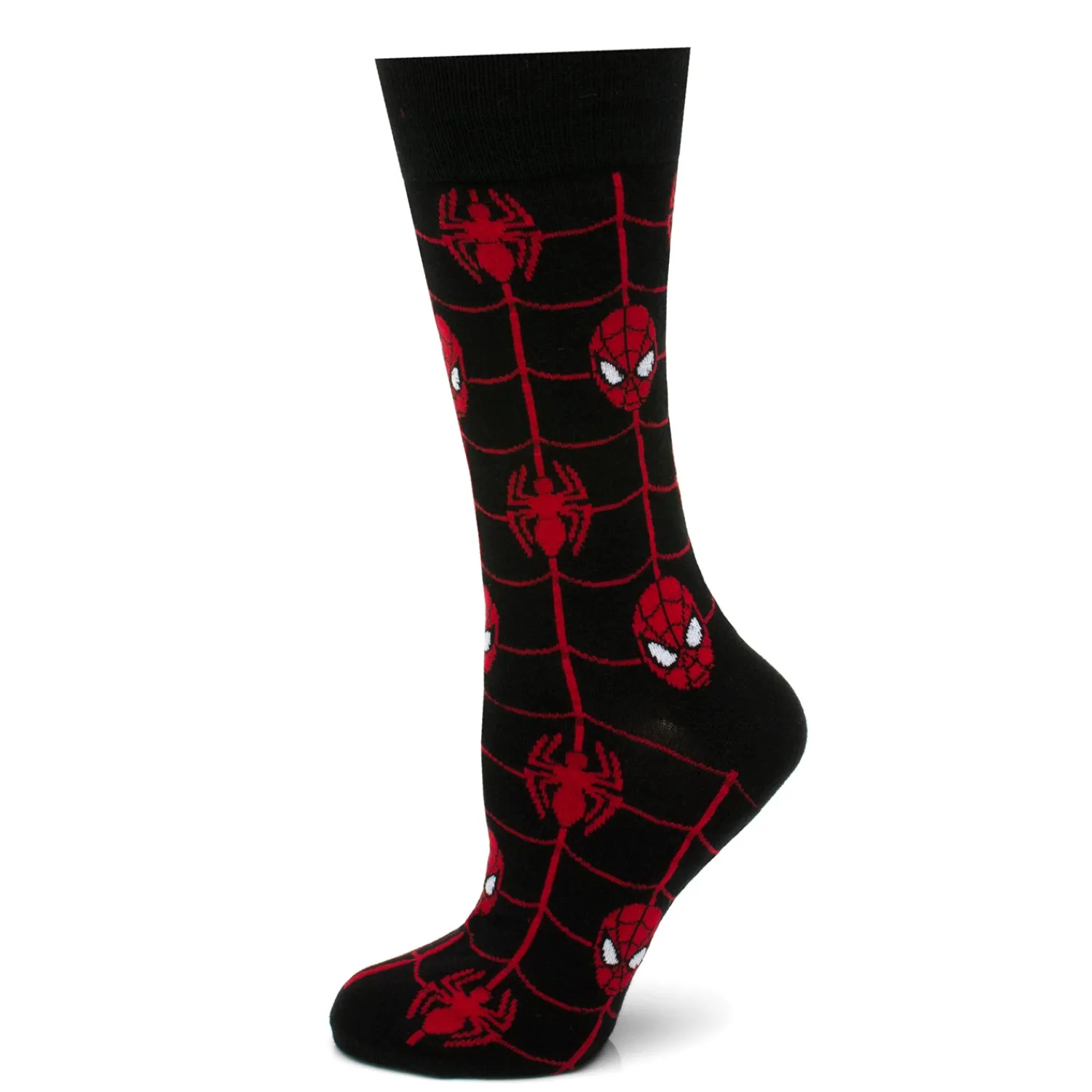 Shop Spider-Man Web Black Socks Socks