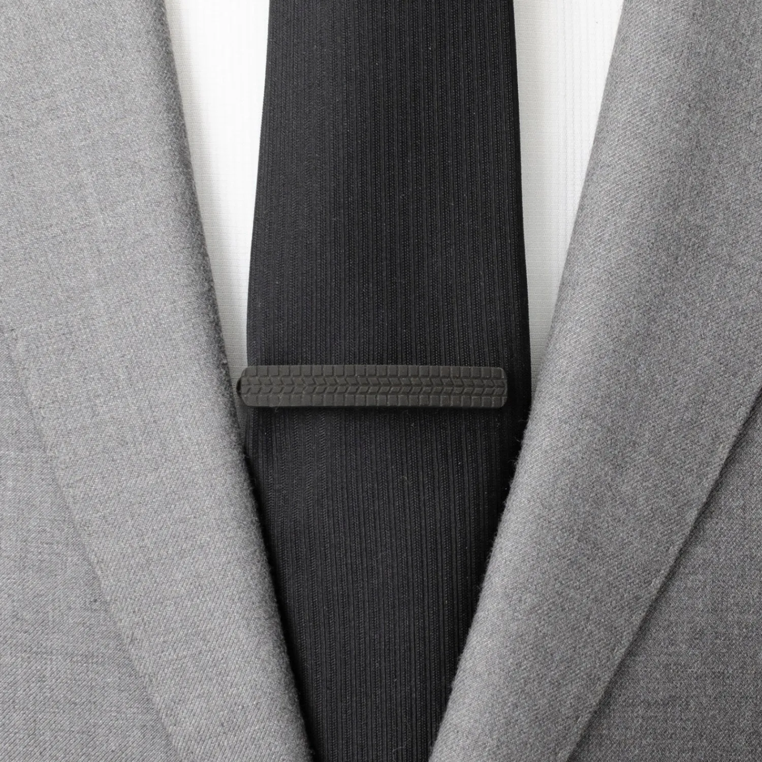 Hot Stainless Steel Carbon Fiber Tire Tread Tie Clip Hobbies & Interests Tie Bars | Classic Tie Bars