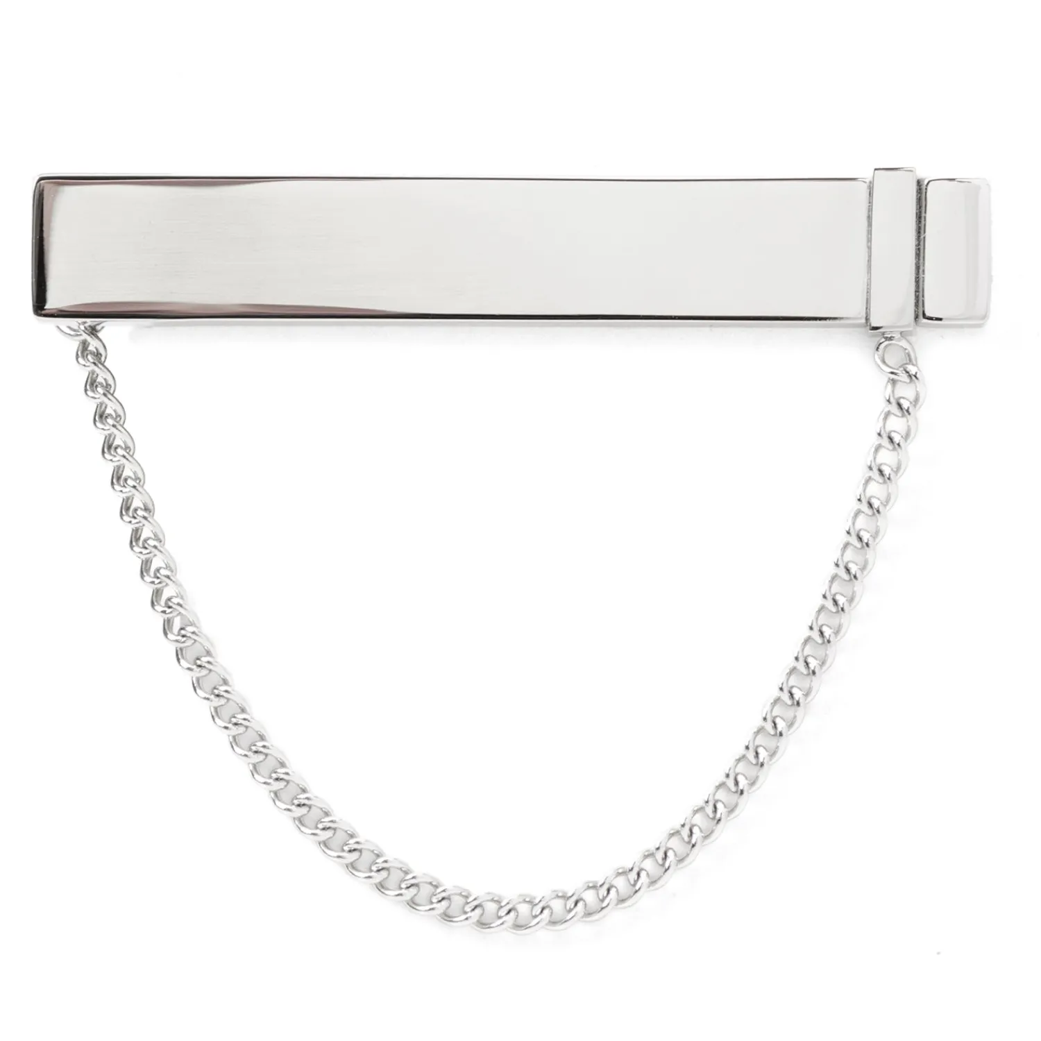 Cheap Stainless Steel Chain Tie Clip Classic Tie Bars