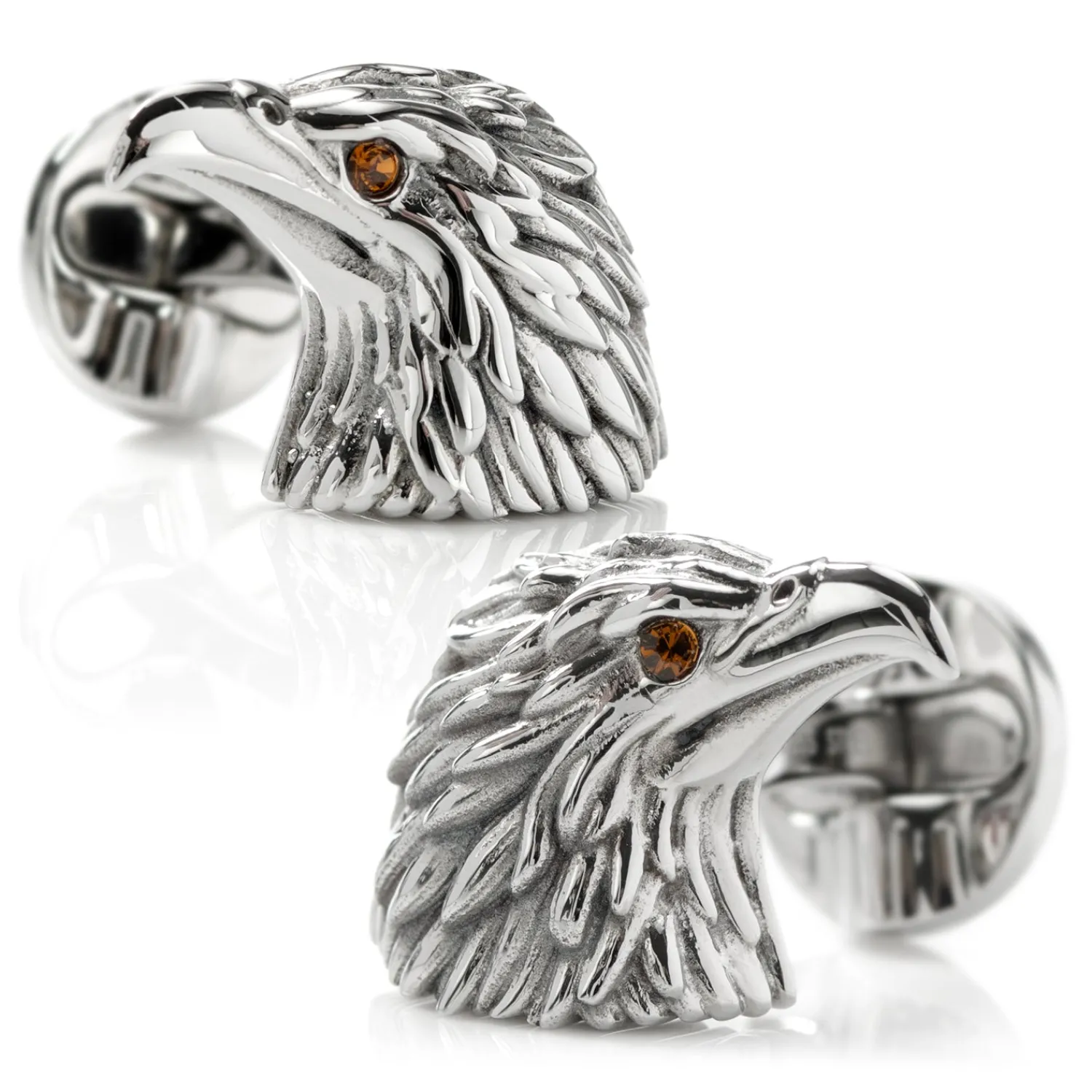 Best Sale Stainless Steel Eagle Head Cufflinks Luxury Cufflinks | Hobbies & Interests Cufflinks
