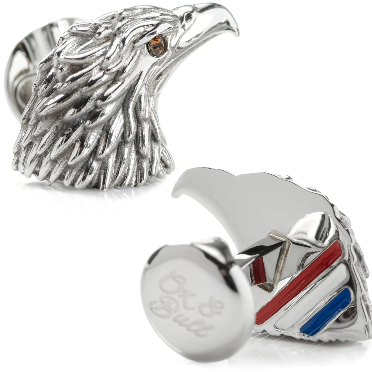 Best Sale Stainless Steel Eagle Head Cufflinks Luxury Cufflinks | Hobbies & Interests Cufflinks