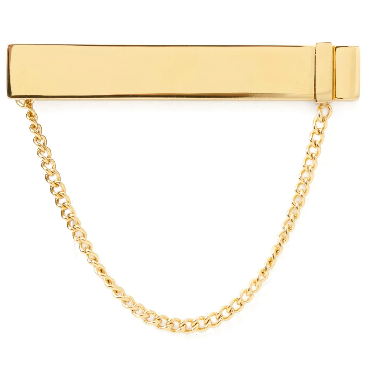 Flash Sale Stainless Steel Gold Chain Tie Clip Classic Tie Bars