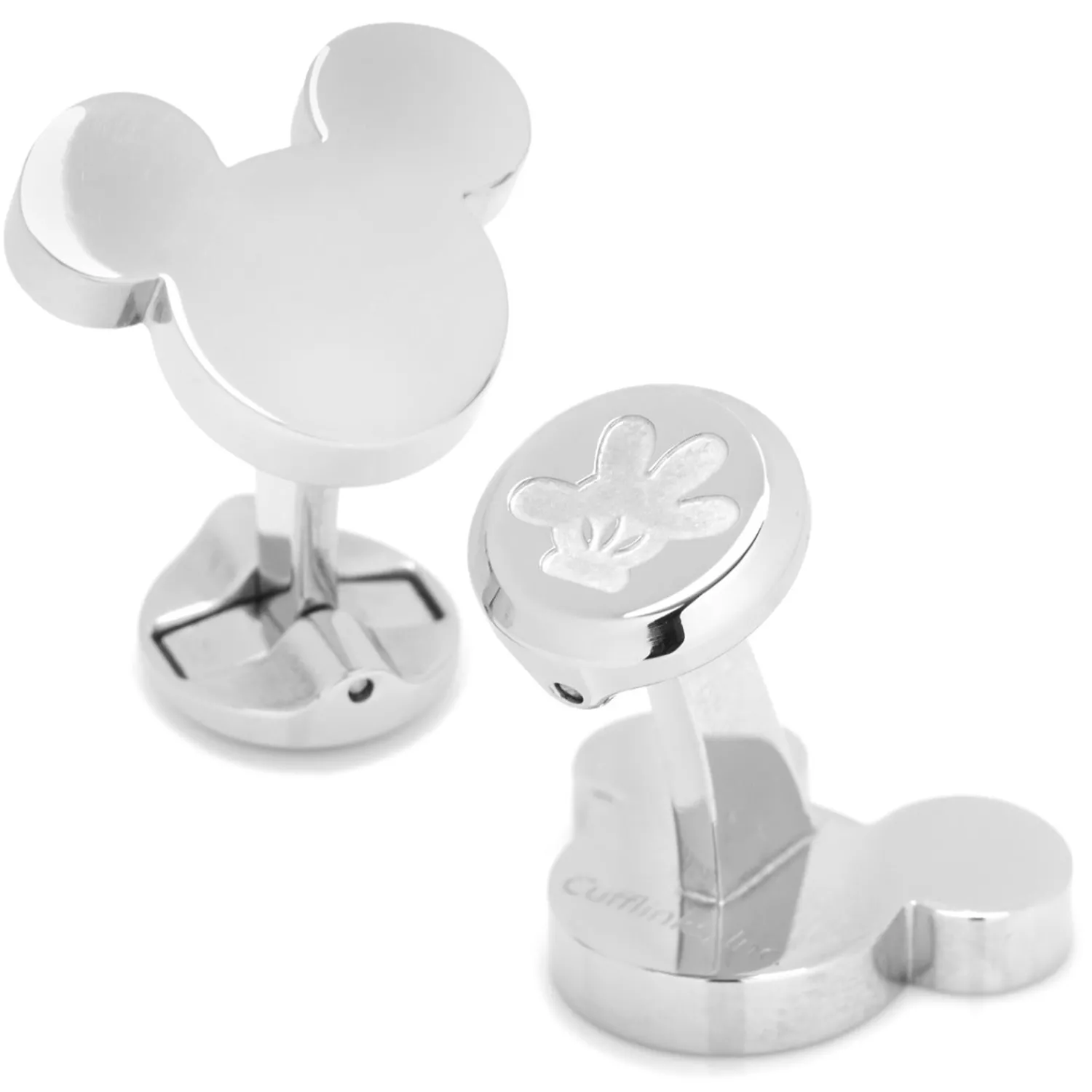Best Sale Stainless Steel Mickey Mouse Silhouette Cufflinks Luxury Cufflinks | Movies & Characters Cufflinks