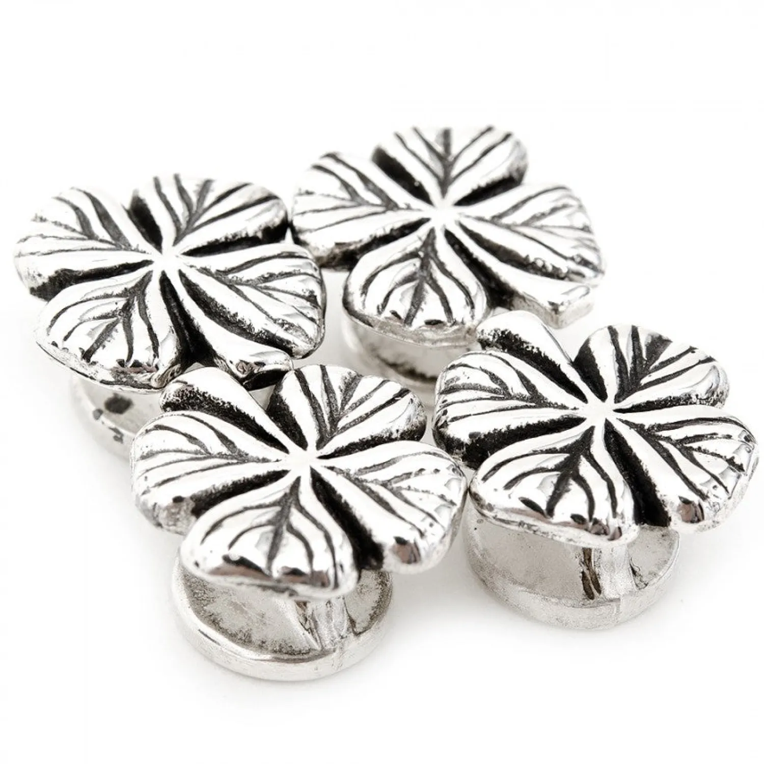 Shop Sterling Shamrock Tuxedo Studs Stud Sets | Hobbies & Interests Cufflinks