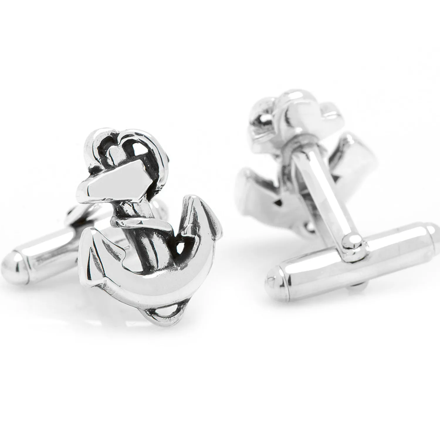 Fashion Sterling Silver Anchor Cufflinks Luxury Cufflinks | Hobbies & Interests Cufflinks