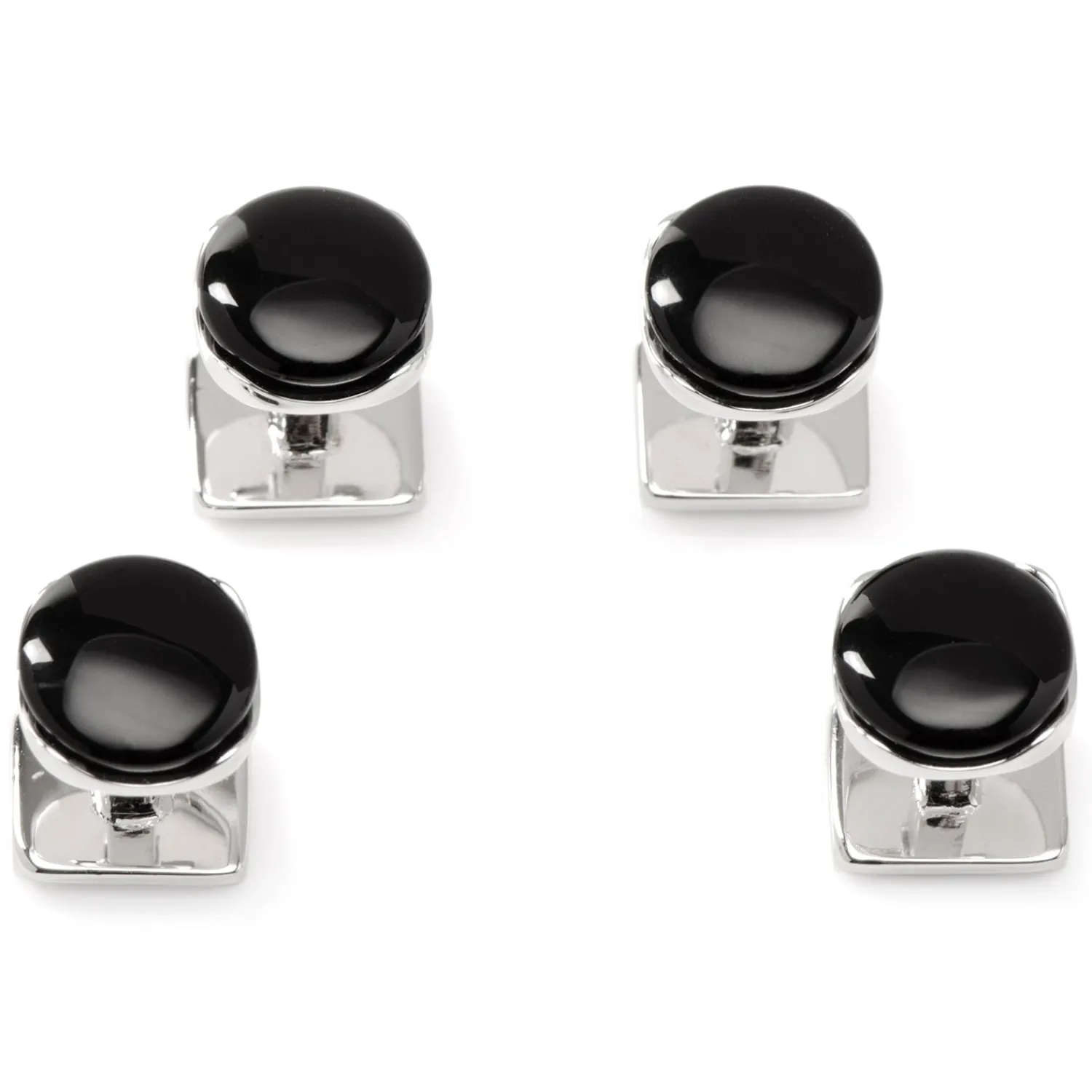 Store Sterling Silver Classic Formal Black Onyx Studs Stud Sets
