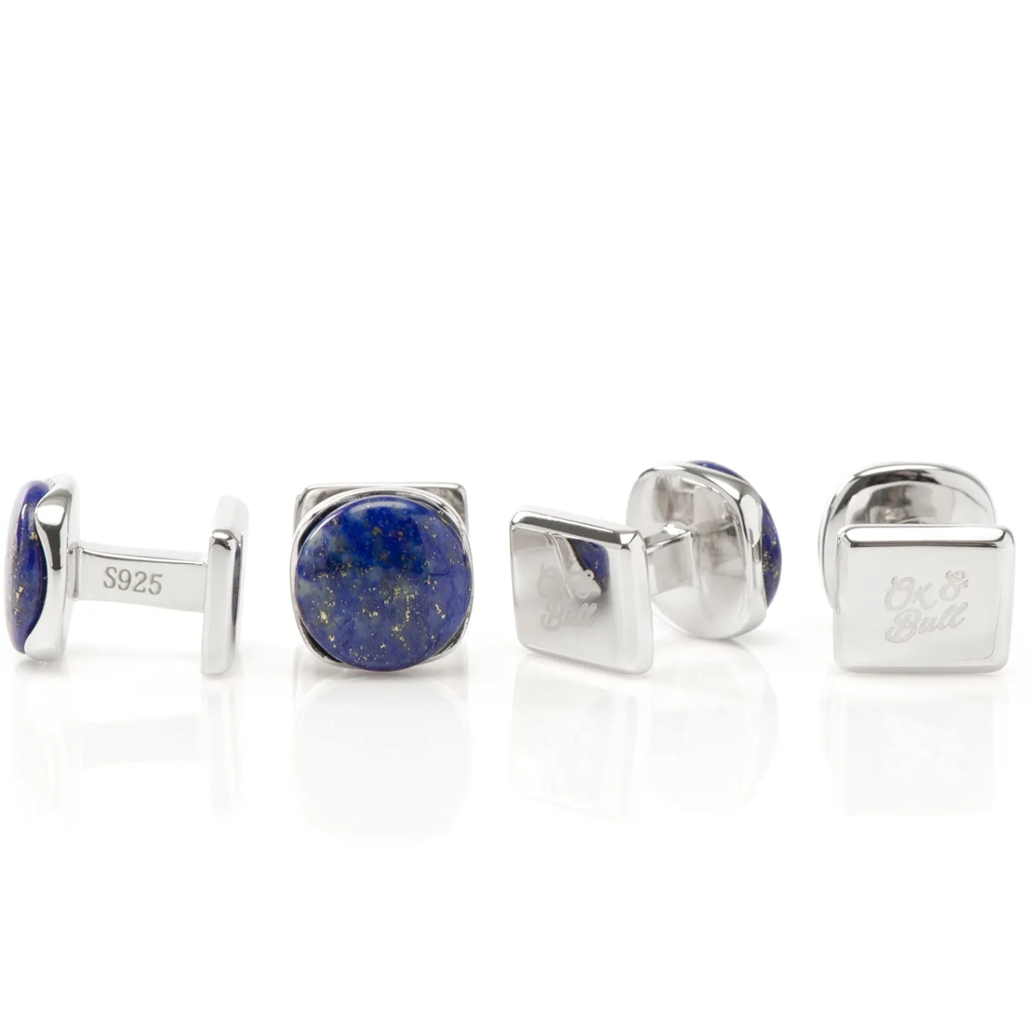 Cheap Sterling Silver Classic Formal Lapis Studs Stud Sets