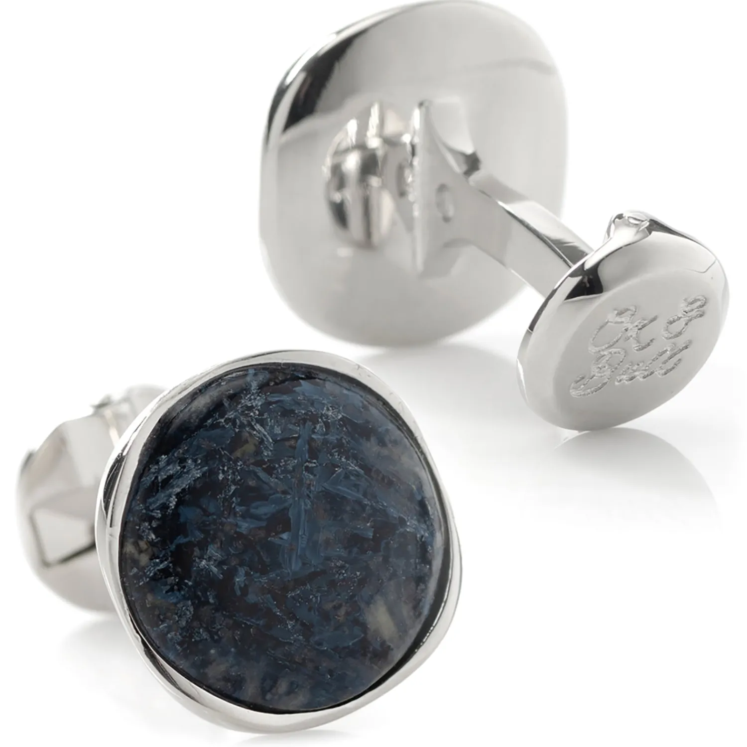 Fashion Sterling Silver Classic Formal Pietersite Cufflinks Luxury Cufflinks | Hobbies & Interests Cufflinks