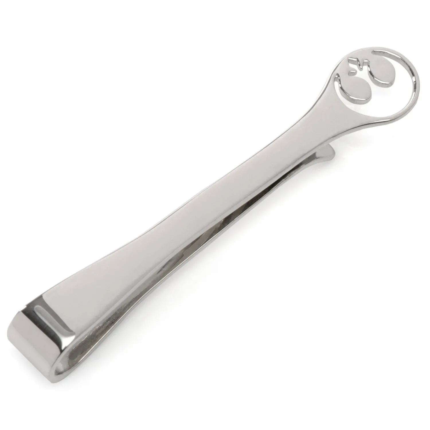 Hot Sterling Silver Cutout Rebel Tie Bar Movies & Characters Tie Bars